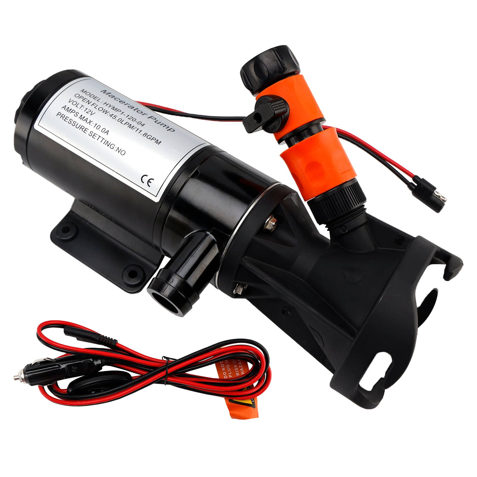 Draagbare versnijderafvalpomp 18555-000A voor camper RV 12V DC