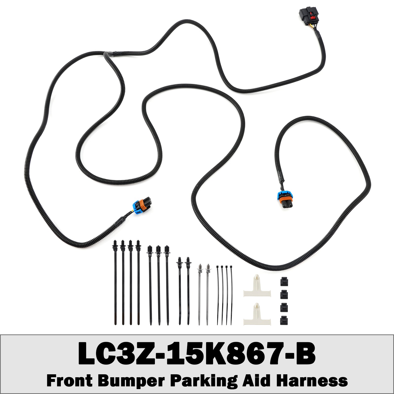 Front Bumper Parking Aid Harness for Ford Super Duty 2020-2022 LC3Z-15K867-B