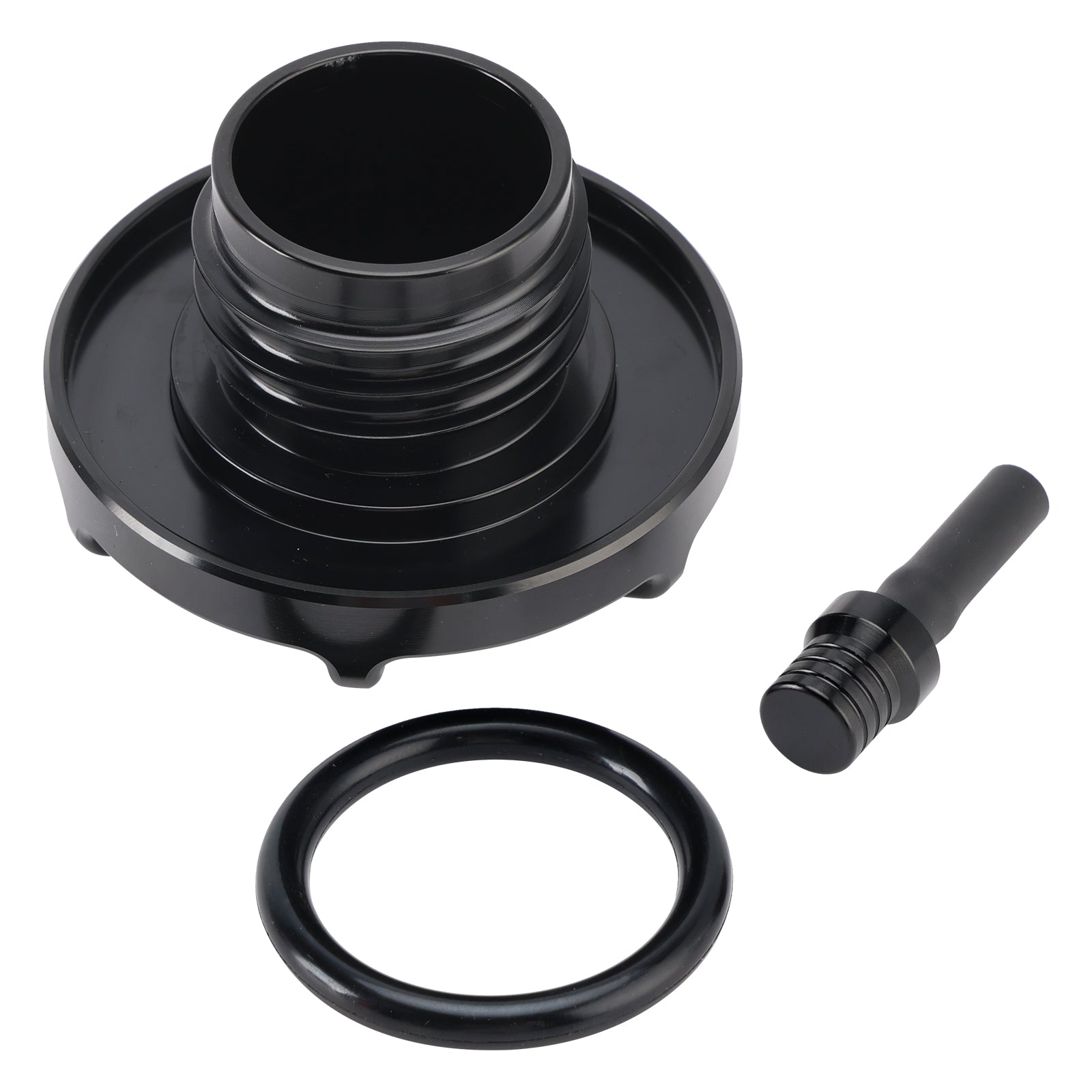 Aluminum Fuel Petrol Gas Cap with Vent Hose For Softail Low Rider S ST Touring