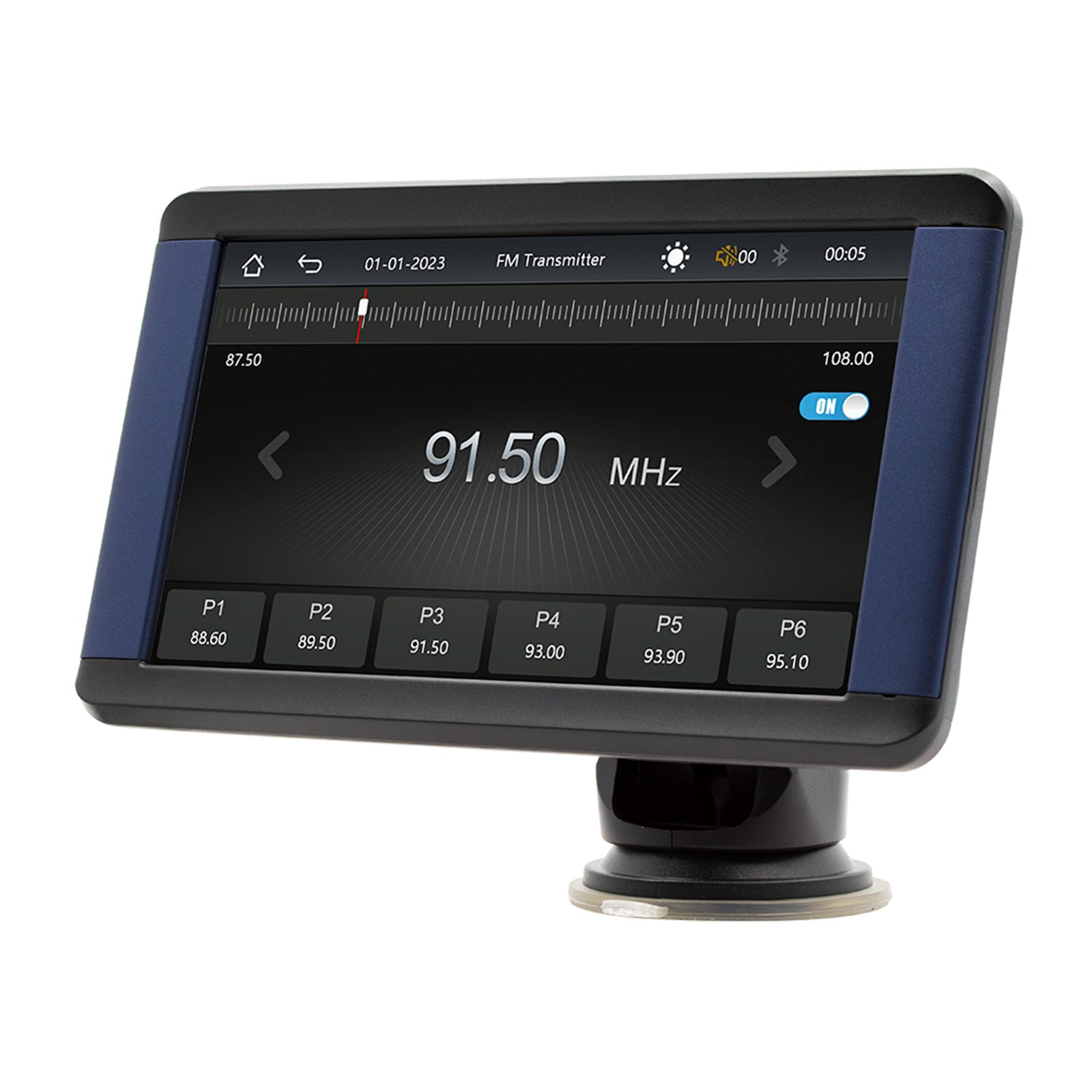 7" Draagbare auto MP5-speler Bluetooth-monitor Draadloze Carplay + 4 LED-camera