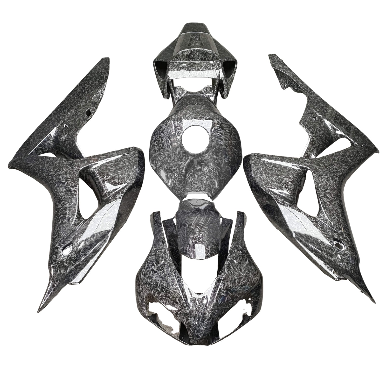 Injektionssats Kit Kroppsverk Plast ABS för Honda CBR1000RR 2006-2007