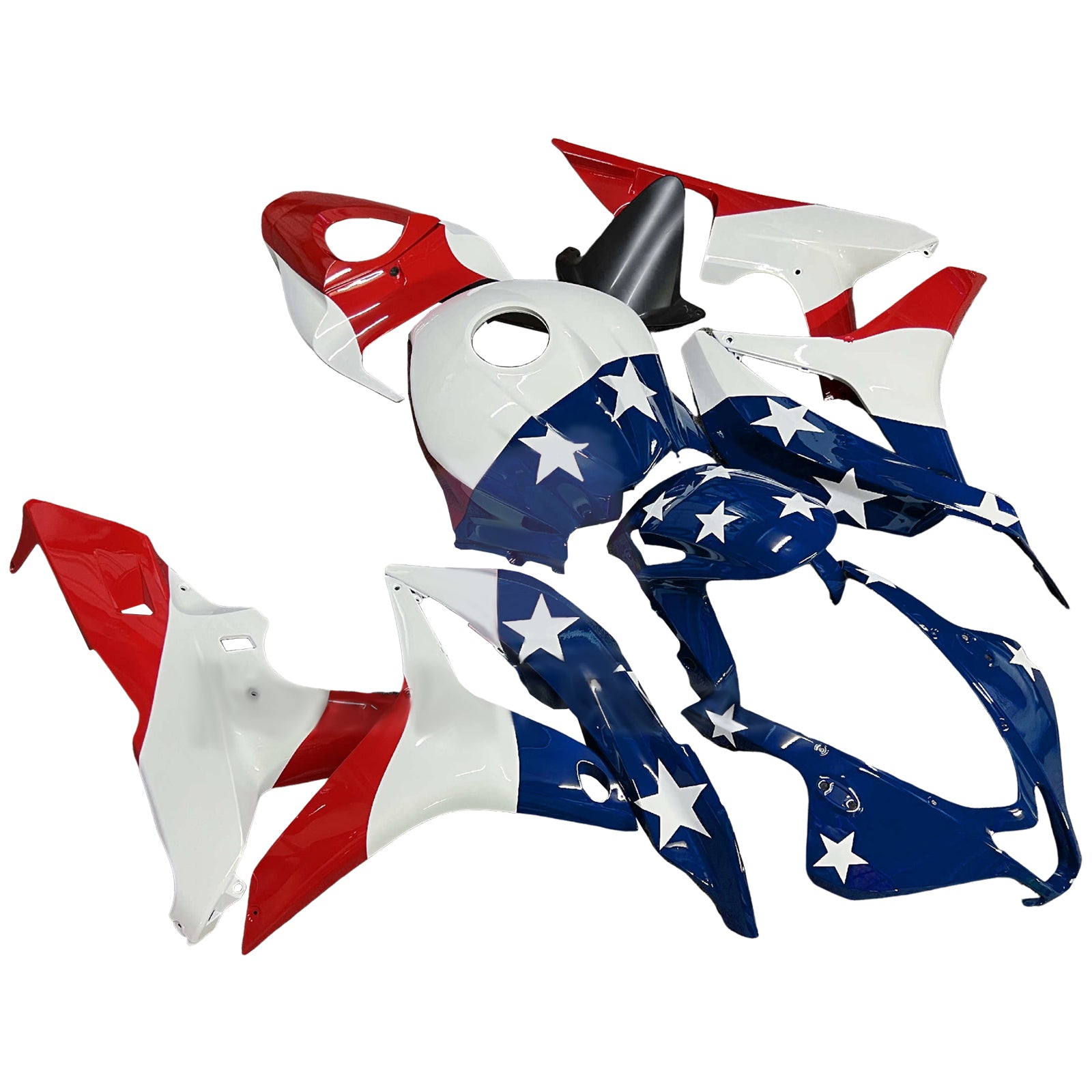 Kit de carénage d'injection Bodywork Abs en plastique pour Honda CBR600RR 2007-2008 F5