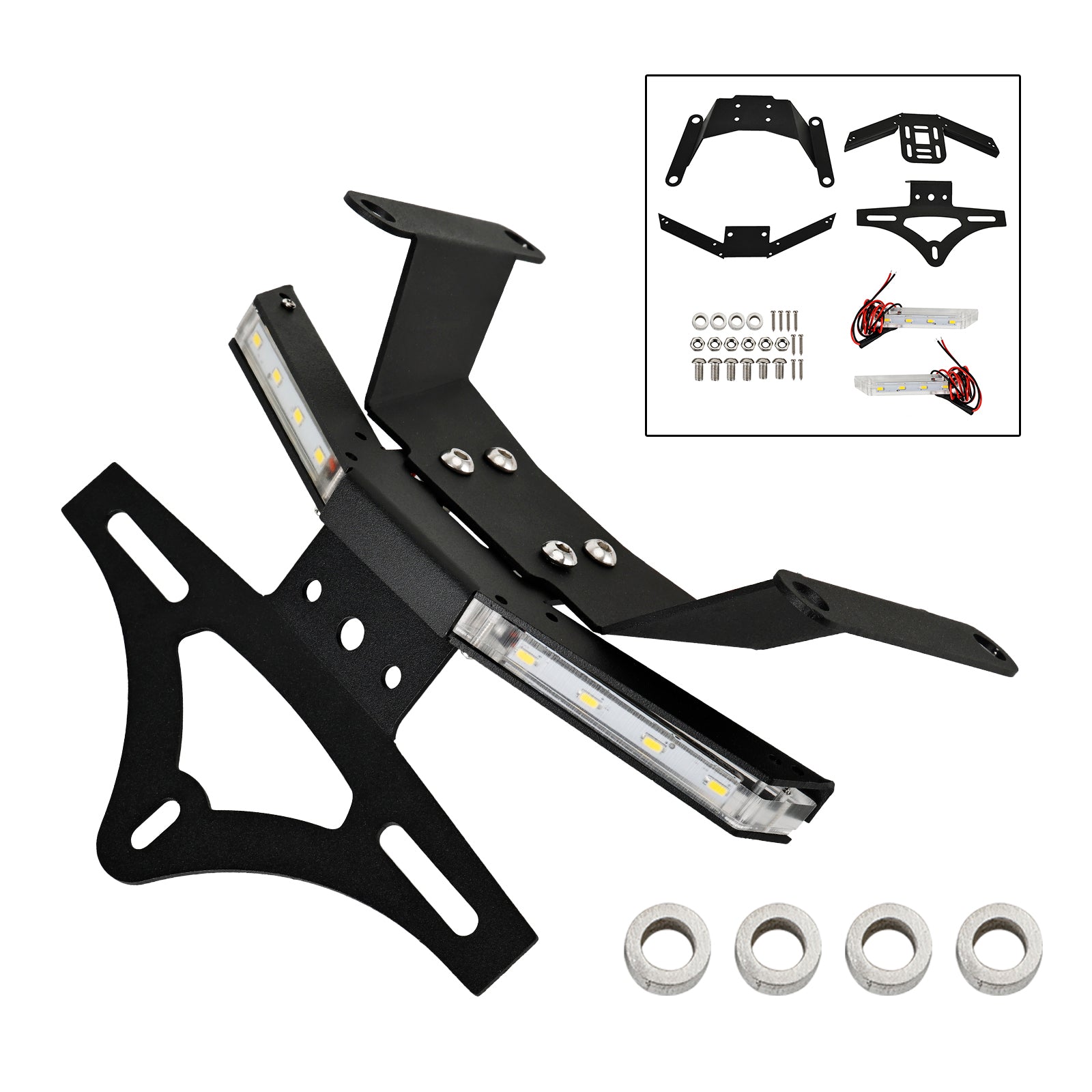 Support de support de plaque d'immatriculation adapté pour HONDA CB650R CBR650R 2019-2020