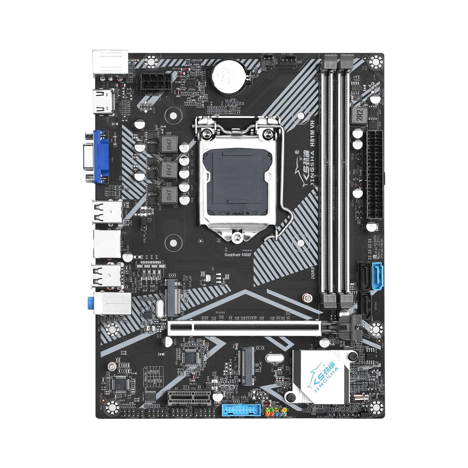 Placa base de ordenador H81M VH, memoria DDR3 de escritorio LGA de 1150 pines, compatible con M.2