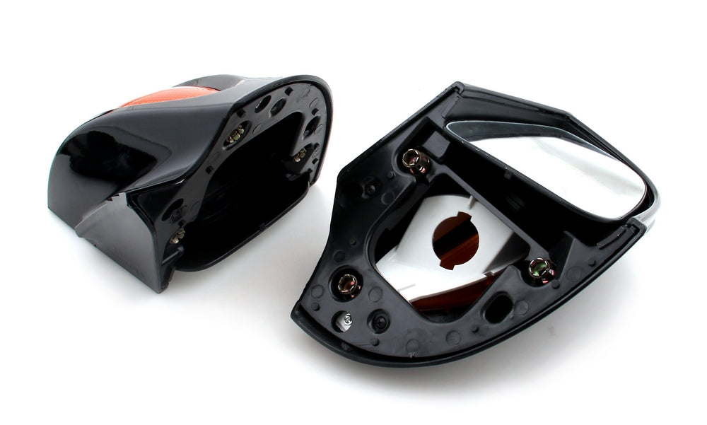 Zadné zrkadlá otočia signály šošovky pre BMW R1100RT R1100RTP R1150RT Čierna