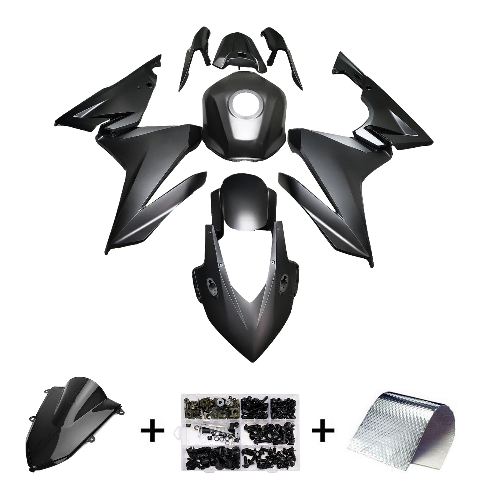 Injektionsmässa Kit Bodywork Plastic ABS för Honda CBR500R 2019-2021