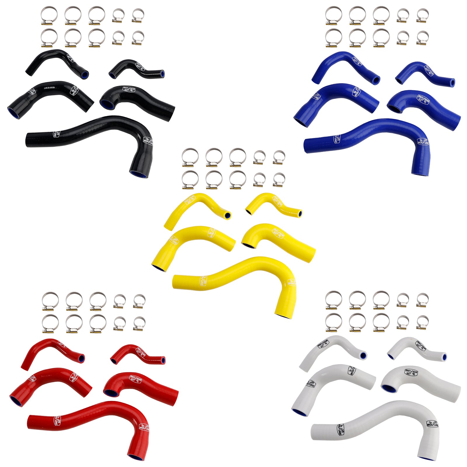 Yamaha MT-09 XSR900 TRACER 9/GT Todos os anos Silicone Radiator Coolant Mangueira