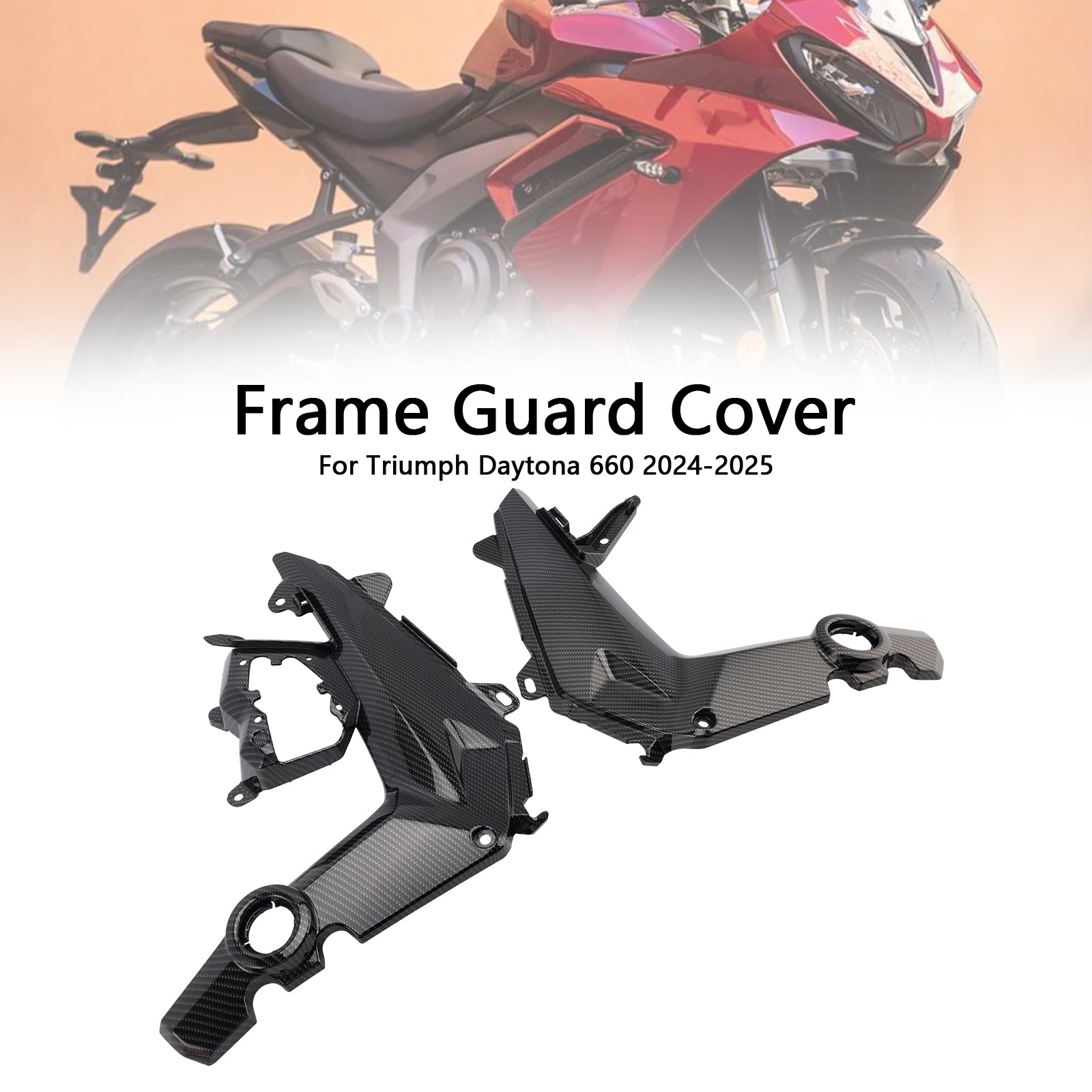 2024-2025 Daytona 660 Frame Zijstempelafdekking Paneelbescherming Kuip