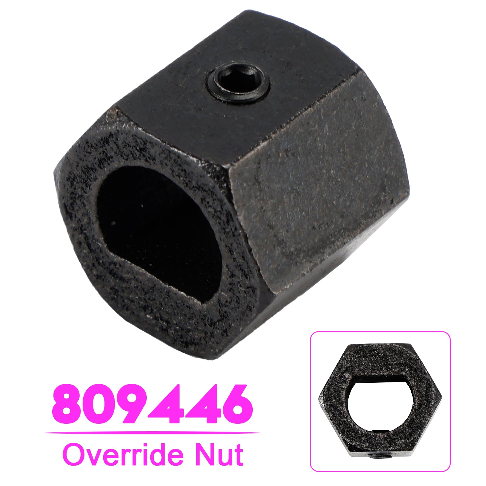 809446 Override Nut for Lippert Standard Power Trailer Tongue Jack 1817941