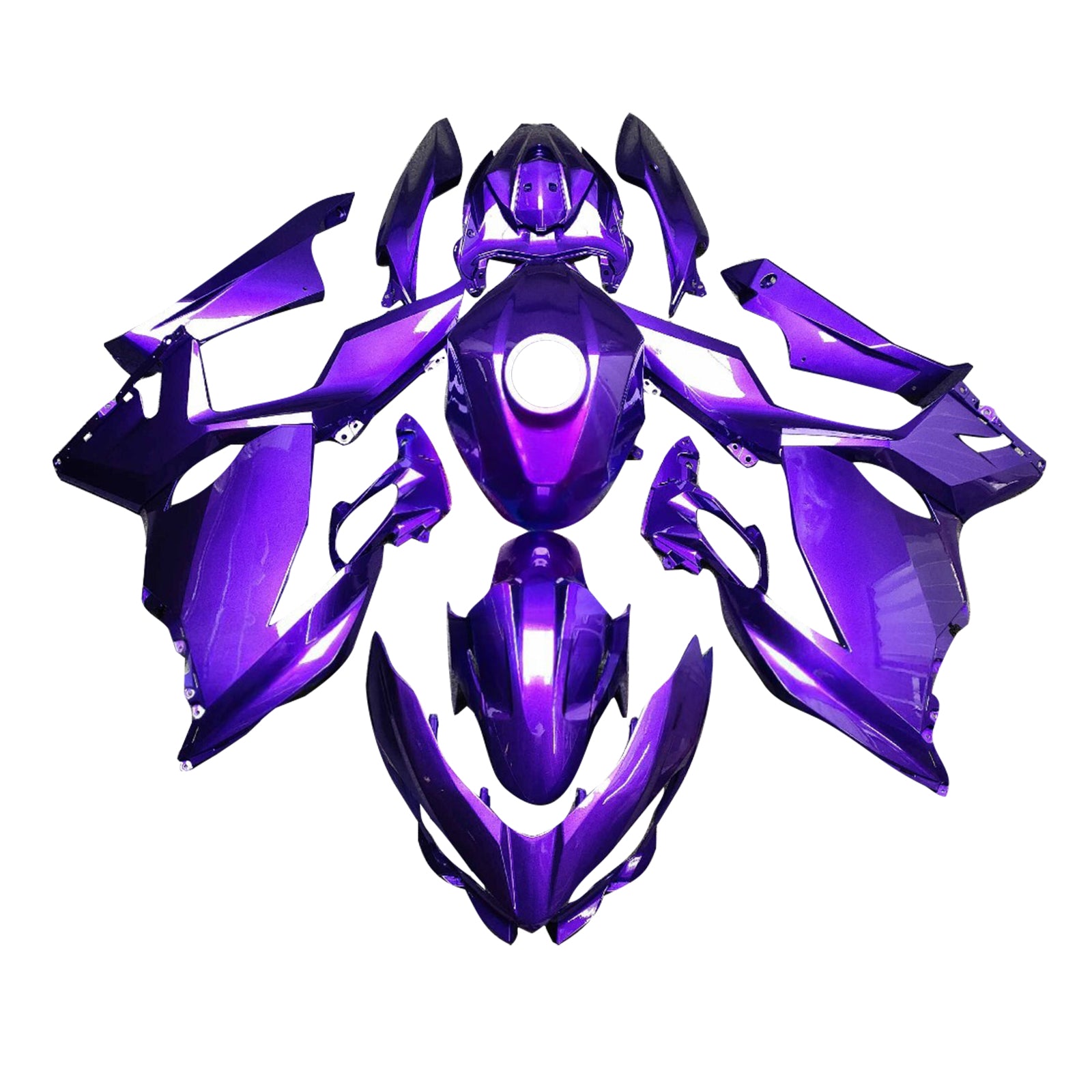 Injectiekuipset carrosserie kunststof ABS geschikt voor Kawasaki EX400 Ninja400 2018-2024