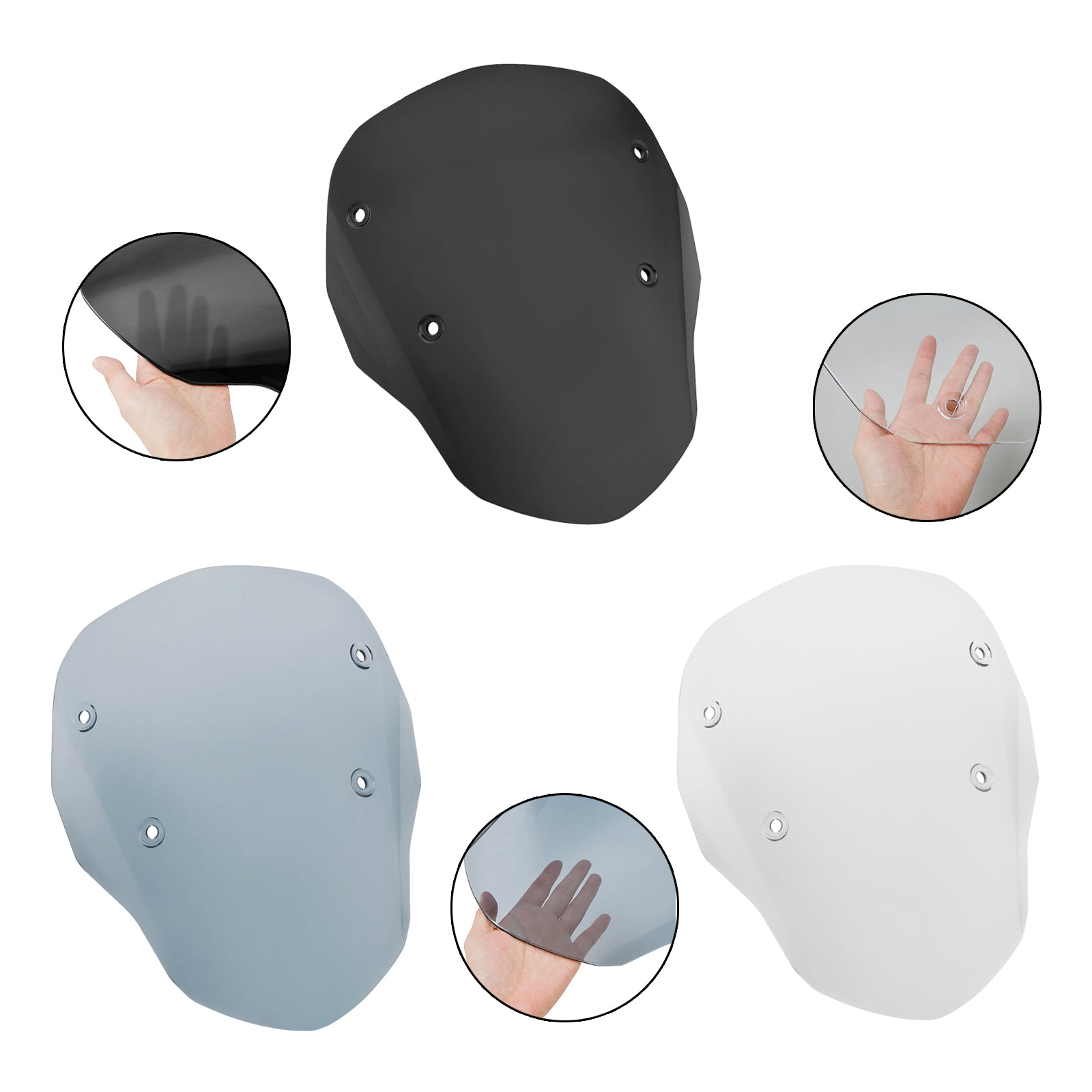 2024 BMW R1300GS Strålkastare vindrutan täcker vindrutan vindrutan