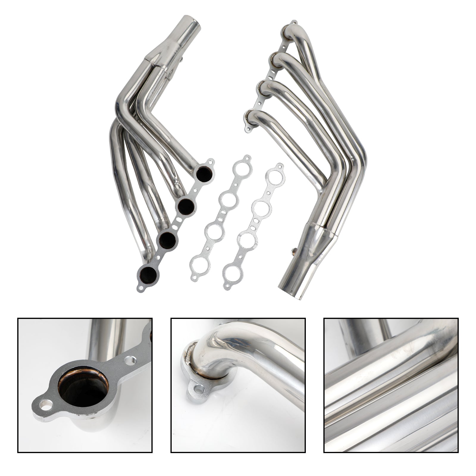 Longtube LS-conversie-uitlaatkoppen passen op Chevrolet Camaro 67-69 Nova V8 68-74