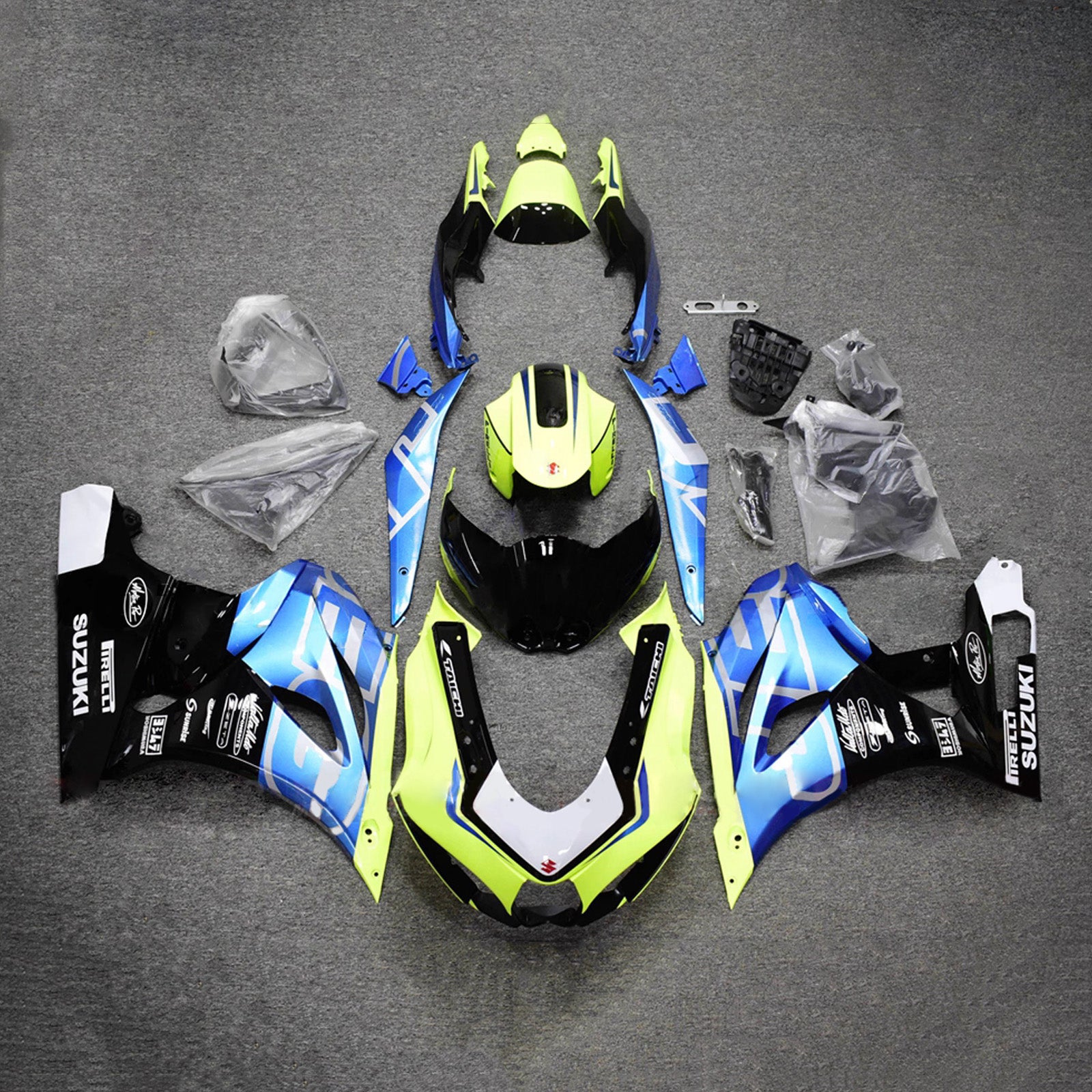 Injection Fairing Kit Bodywork Plastic ABS For Suzuki GSXR1000 2017-2025 K17