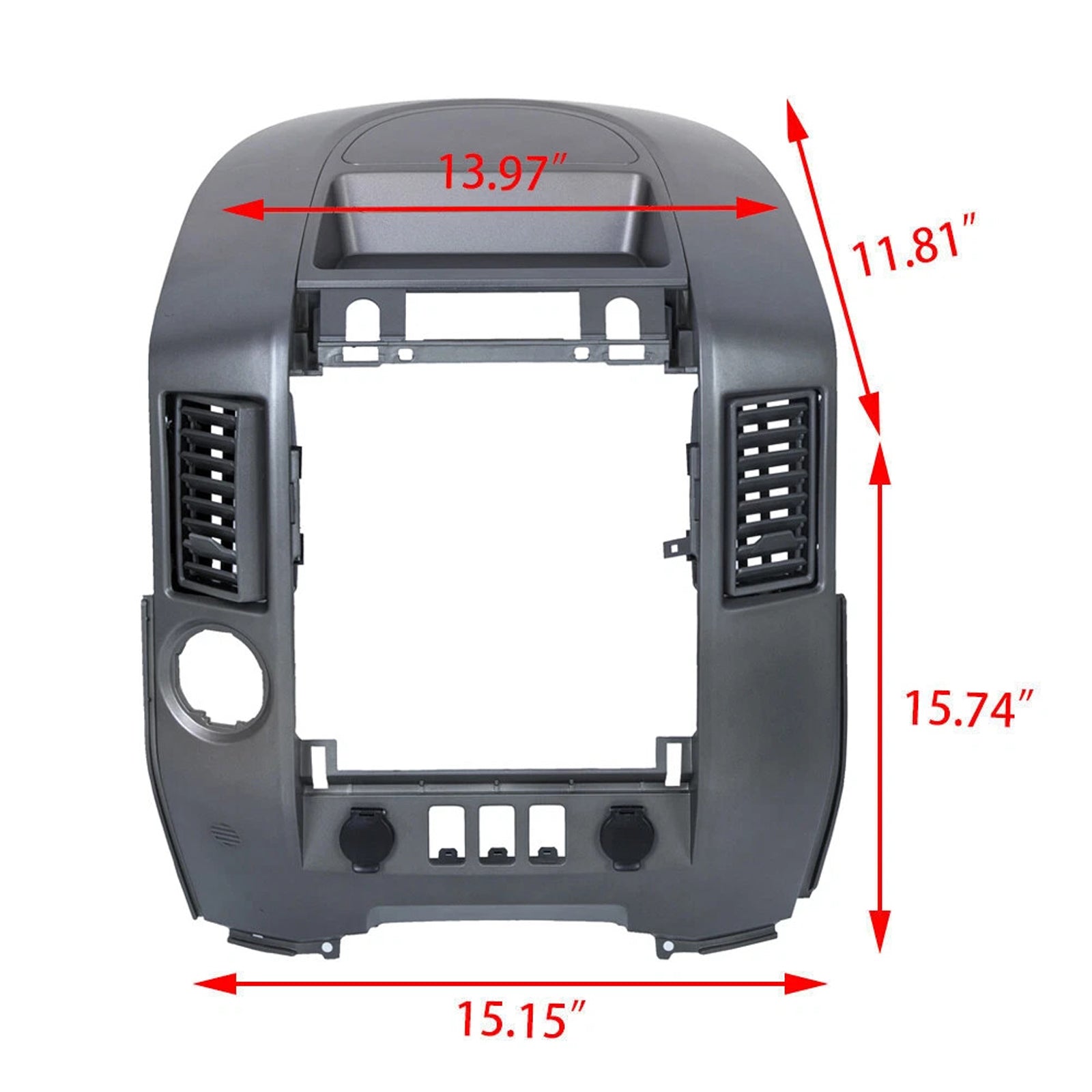 Center Dash Radio Bezel Instrument Panel For Nissan Titan Armada 2004-2006