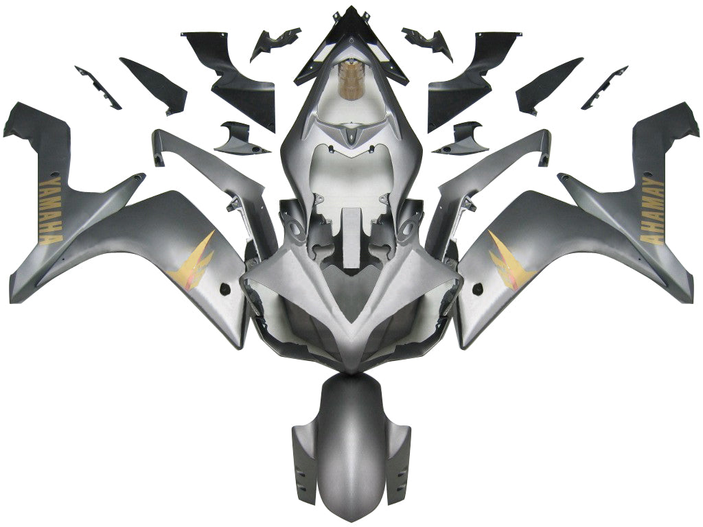 2007-2008 Yamaha yzf-r1 Silver Matte Racing Fairings générique
