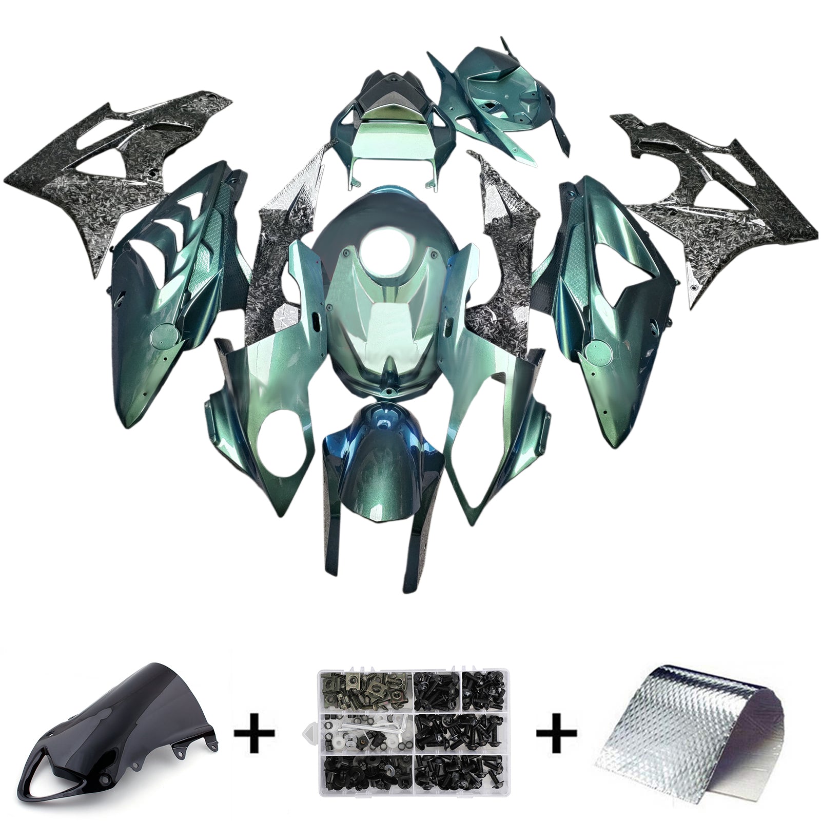 2009-2014 BMW S1000RR vstrekovacia kapotaová súprava Kodework plast ABS