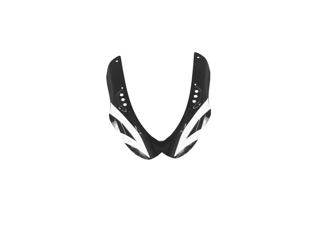 Suzuki GSXR 1000 Noir 2009-2016 & Carénages de course tribaux blancs génériques