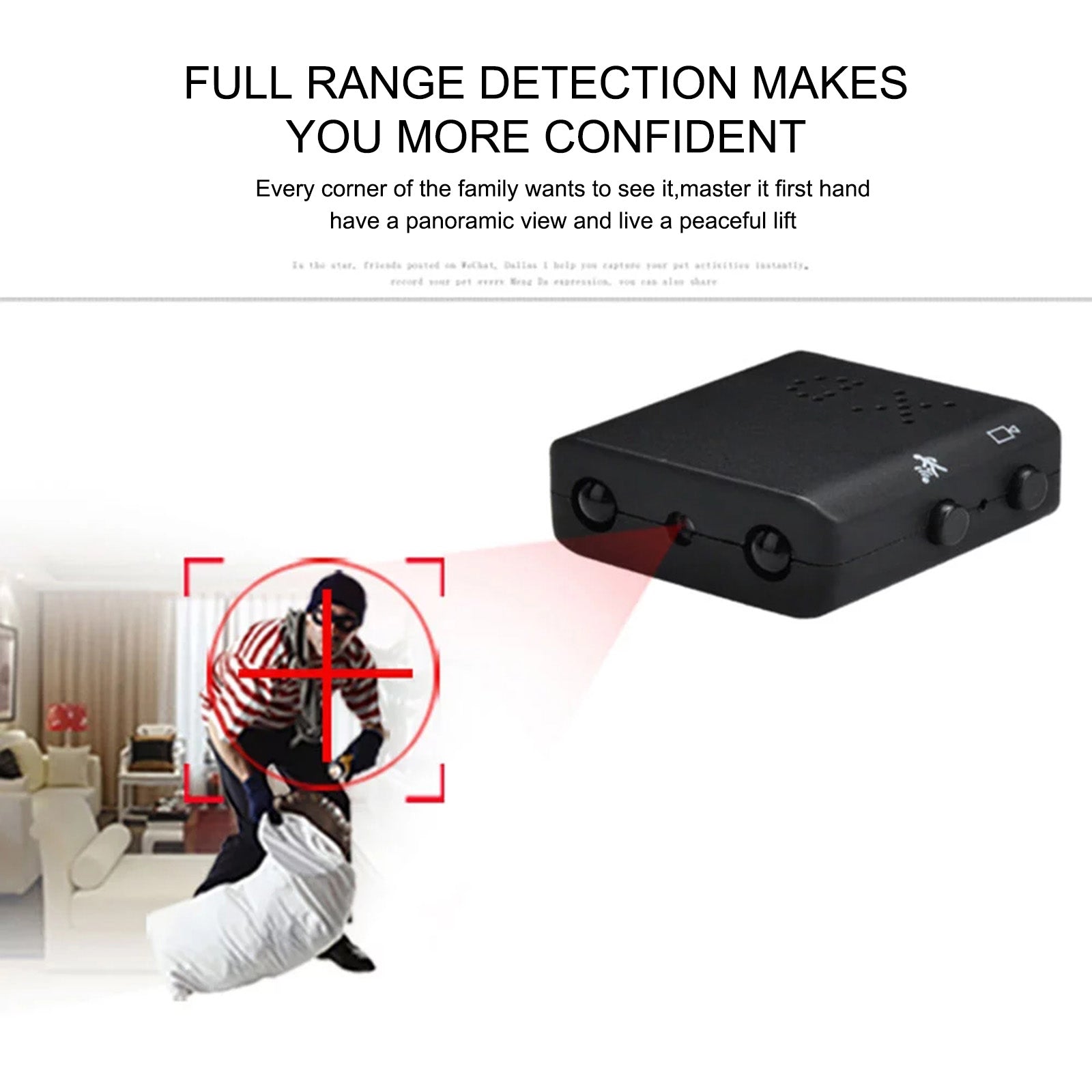 1080P Mini HD Camera Motion Home Security Opname Cam Nachtzicht