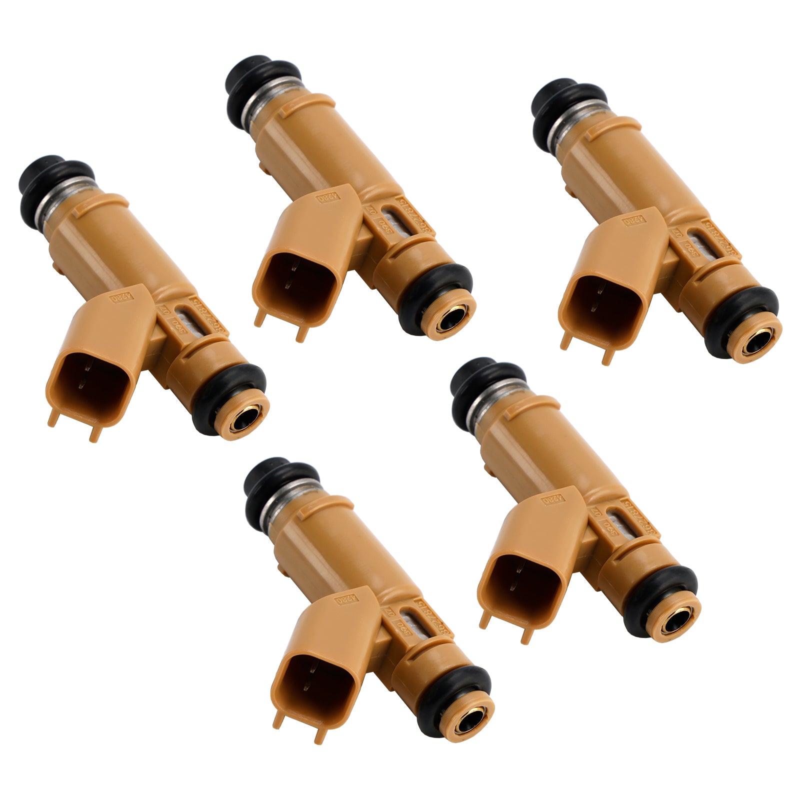 5Pcs Fuel Injector For Volvo S40 V50 C30 B5244S4 2.4L I5 2004-2010 8627815