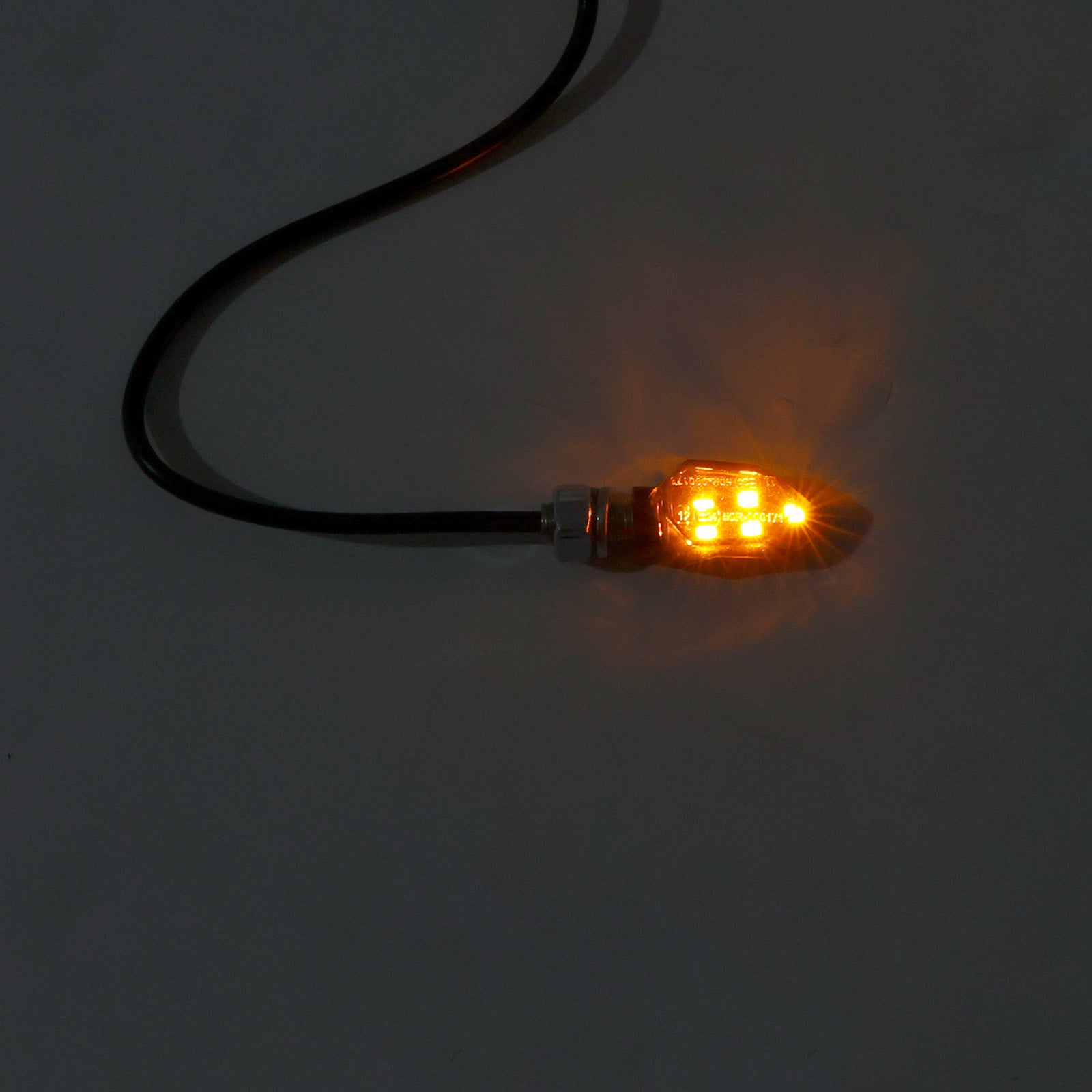 12V LED -blinkersindikatorljus 8mm universell motorcykel för Kawasaki