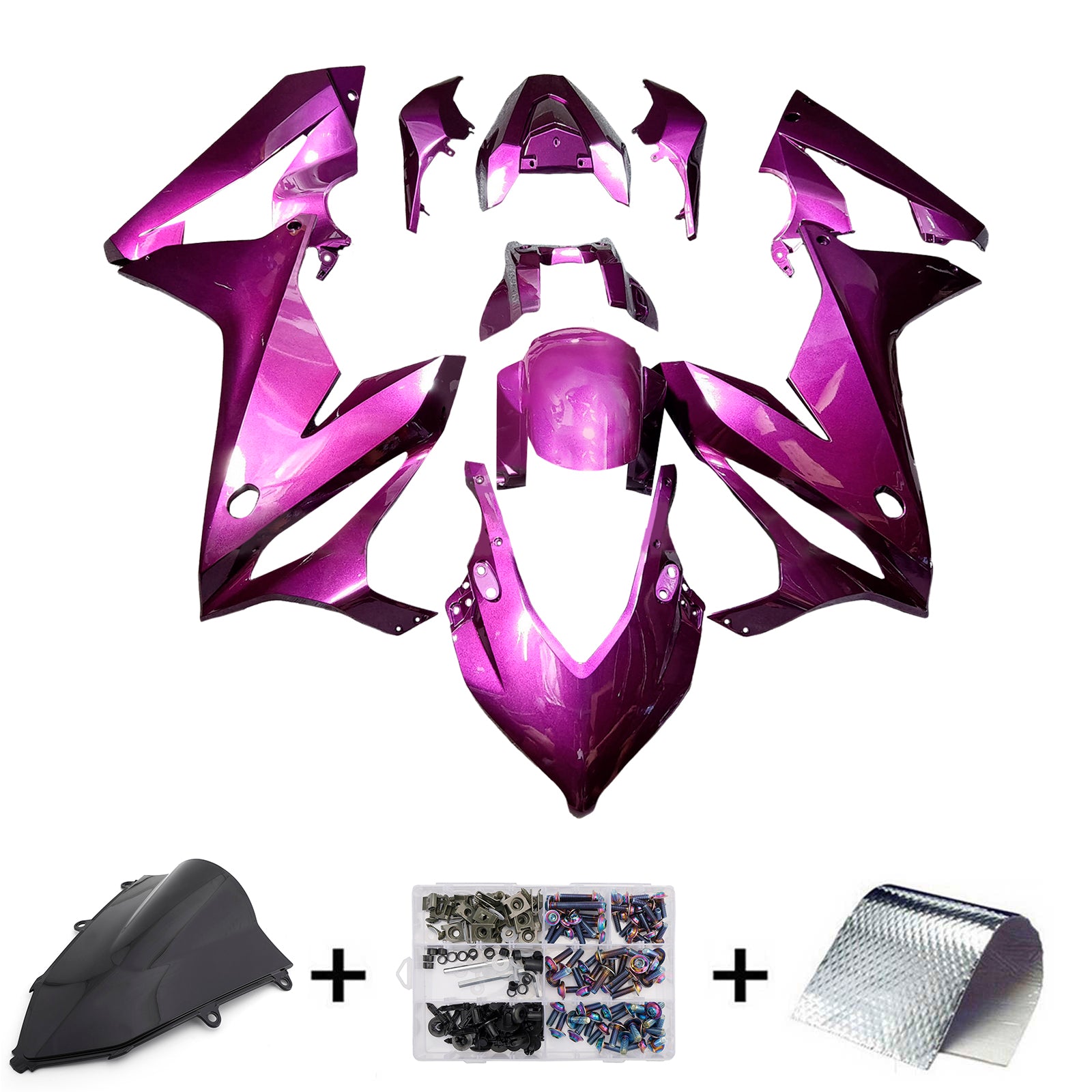 Kit de carenado de inyección carrocería plástico ABS para Honda CBR650R 2019-2020