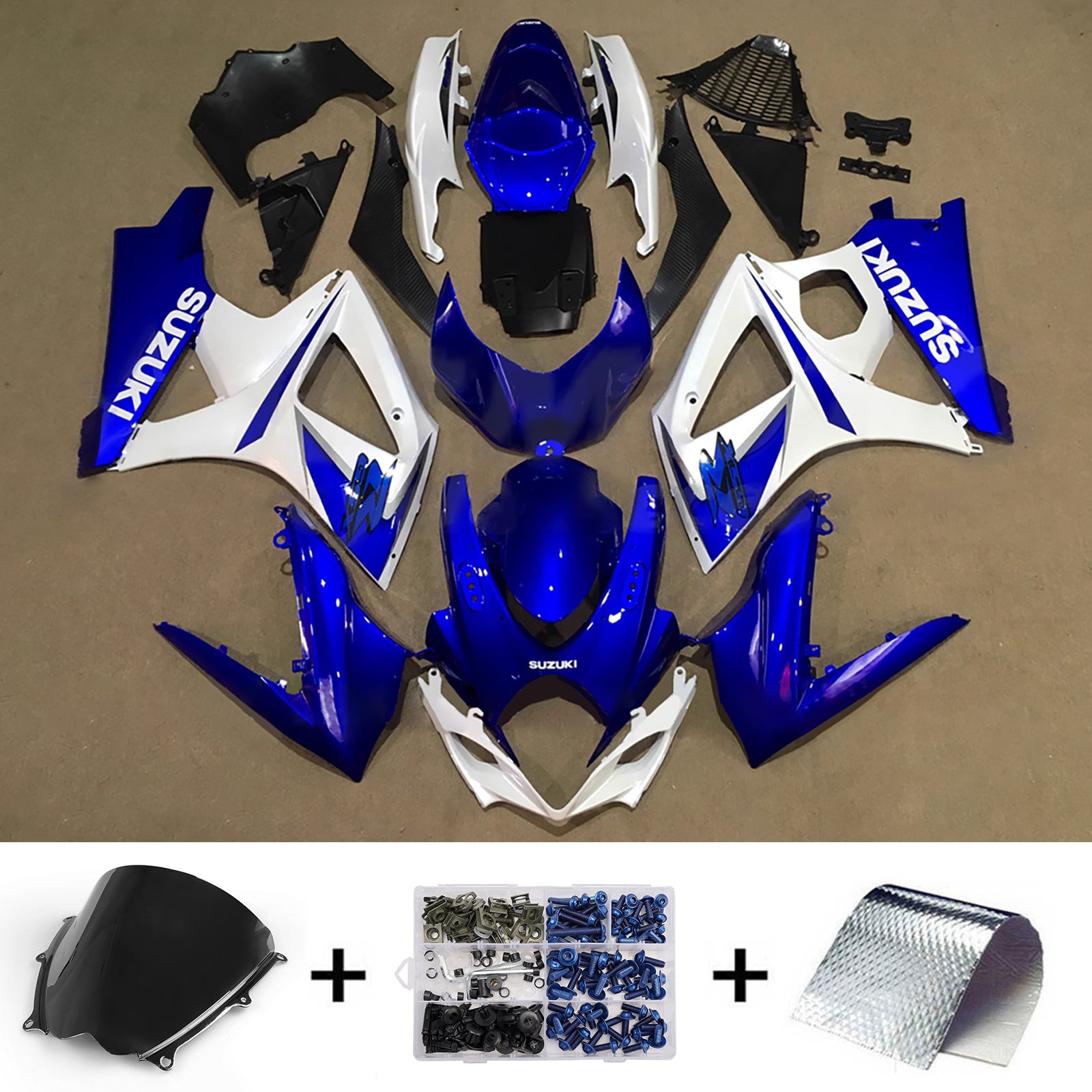 Injection Fairing Kit Bodywork Plastic ABS For Suzuki GSXR1000 2007-2008 K7