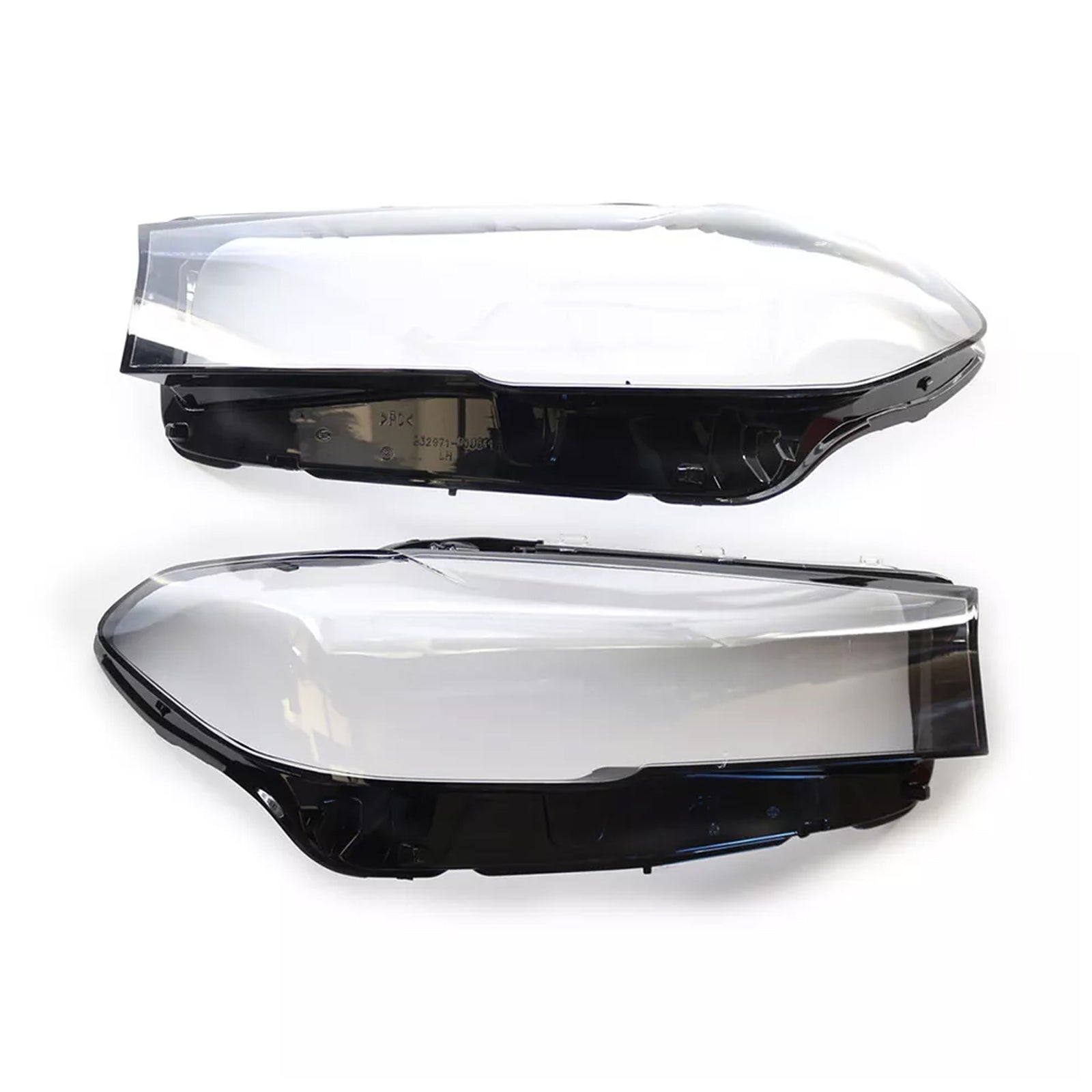 2PCS Headlight Headlamp Lens Cover Shell For BMW 5 SERIES G30 G38 2020-2022