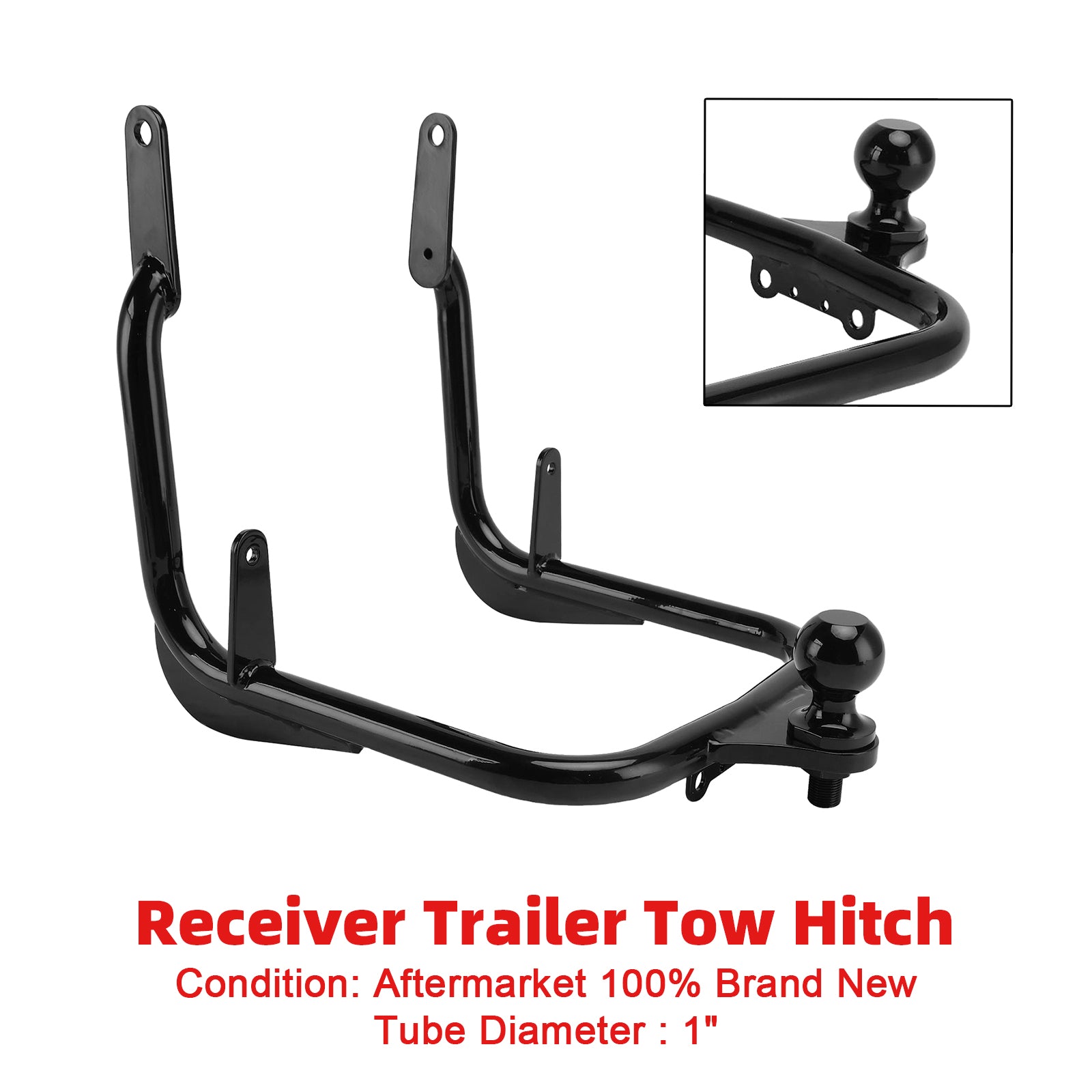 Receiver Trailer Tow Hitch Fit For Touring Electra Street Glide FLHX 2009-2023