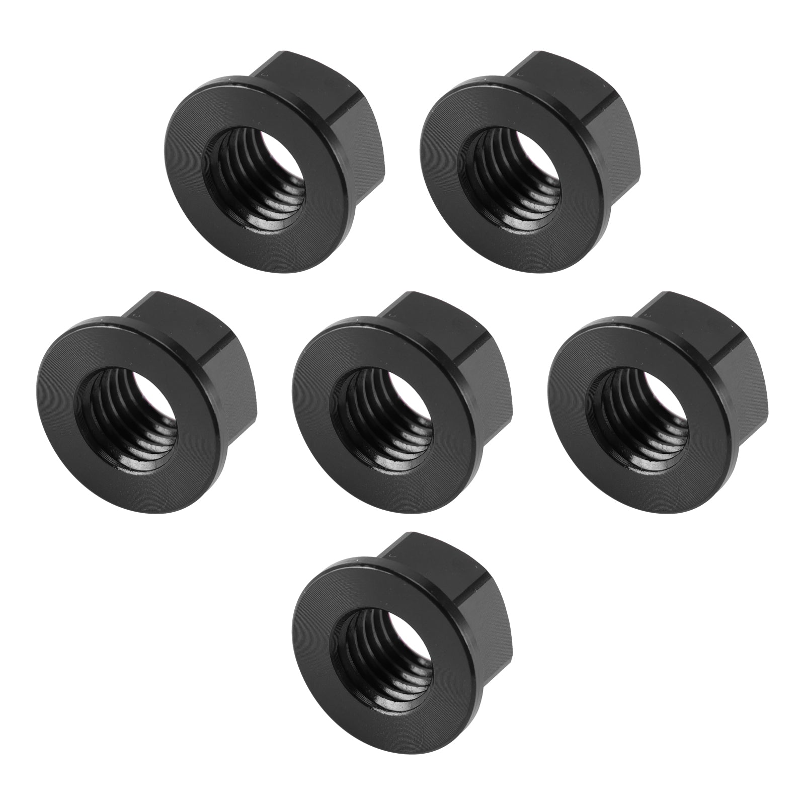 Rear Sprocket Nut Kit M10x1.5mm Black For Aprilia RSV RSV4 1000R Factory 04-16