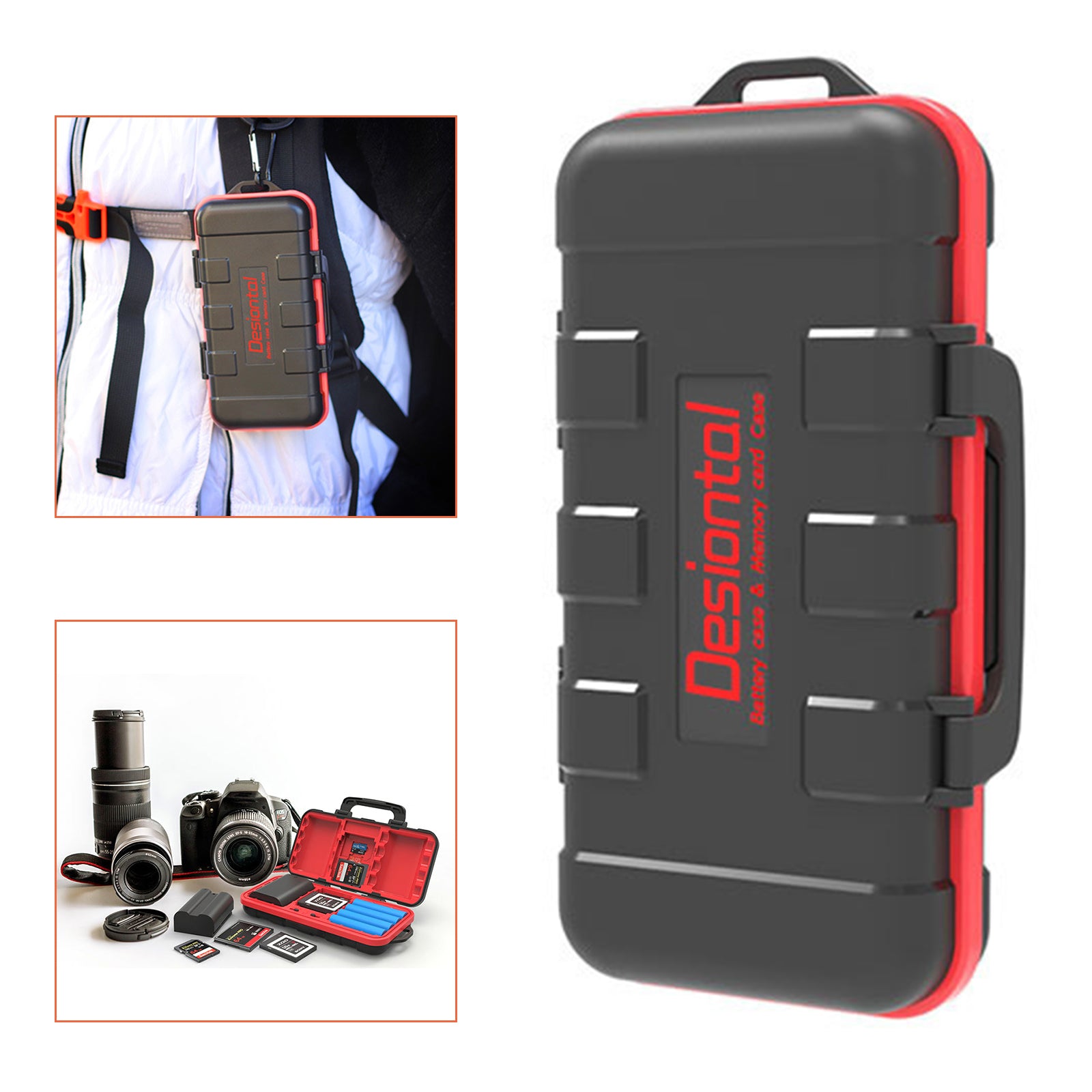 Camera Memory Card Protective Box Camera Battery Box SD/TF Card Storage Box Set