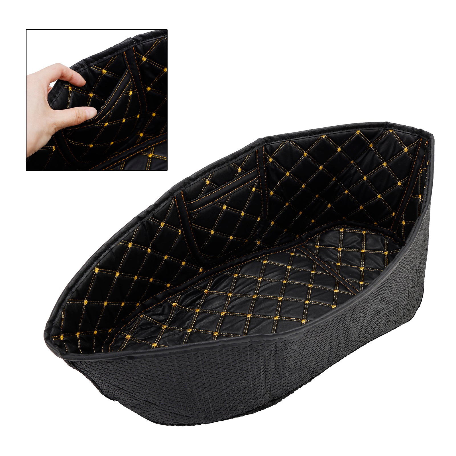 Vespa GTS 300 GTS300 Sete bøtte foringstoppstamme indre beskytter brun