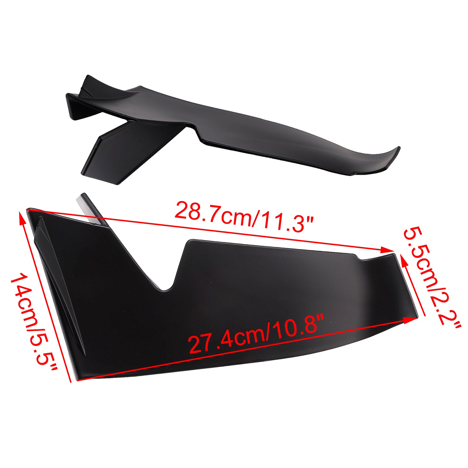 Frontspoiler vindvingar Kåpa passform för Aprilia RSV4 21-2024 RS 660 20-2024