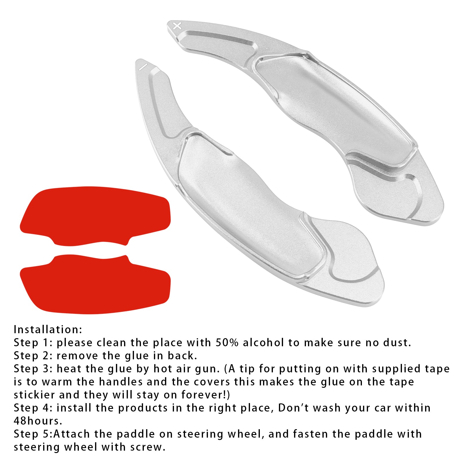 Extension de paletteur de volant pour Volvo XC60 XC90 Aluminium