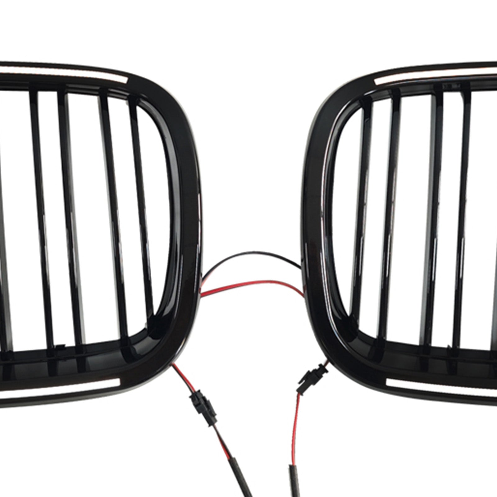 Gloss Black Front Bumper Kidney Grill Grille Fit BMW X5 E70 X6 E71 2007-2013