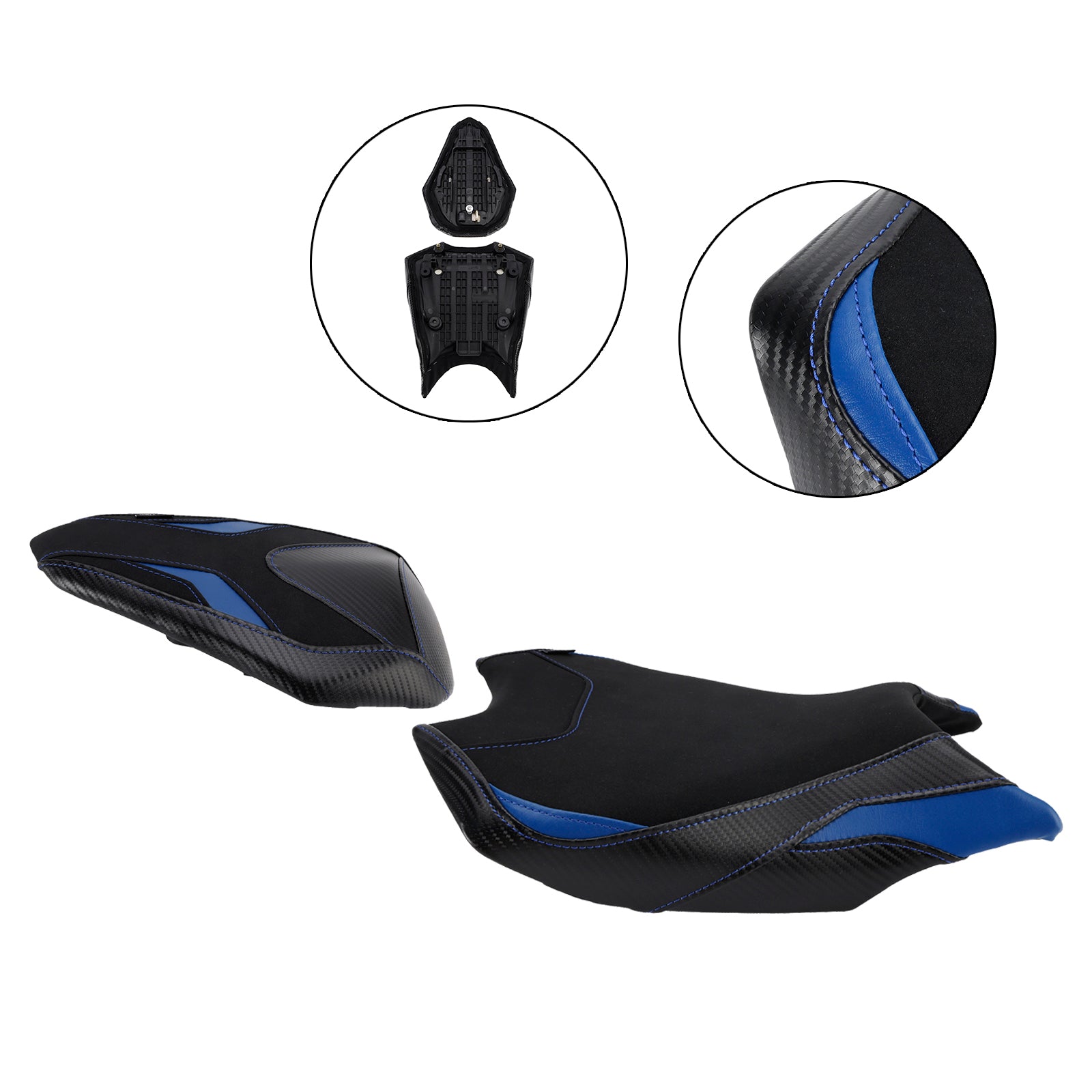 Front&Rear Raider Passenger Cushion Kit Blue For Honda Cbr250Rr 2017-2024 2023