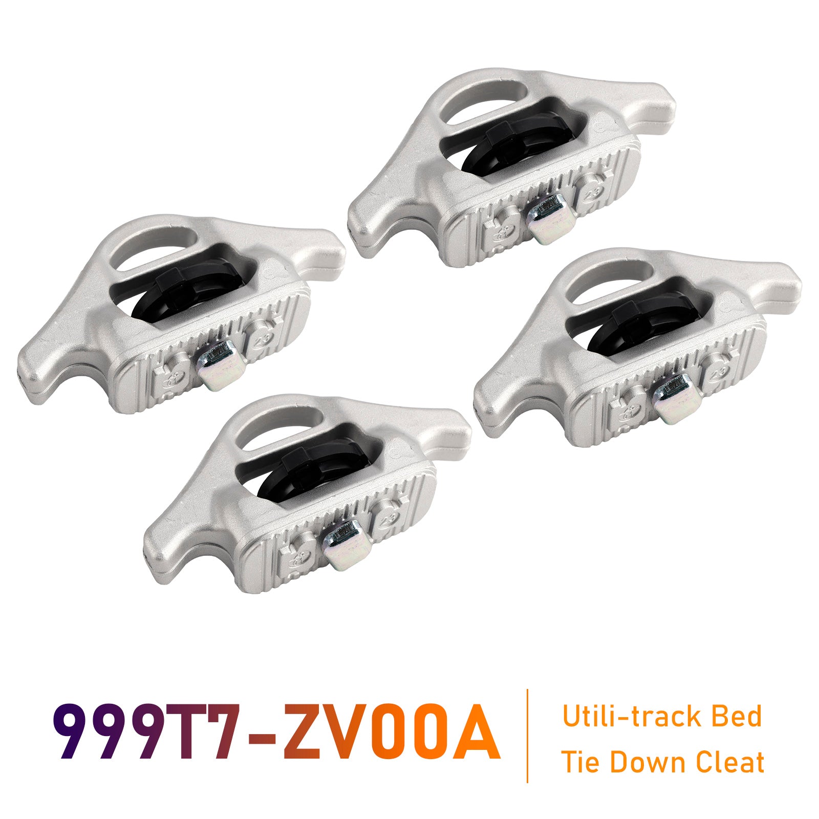 4 Pcs Utili-track Bed Tie Down Cleat 999T7-ZV00A for Nissan Frontier 2005-2025