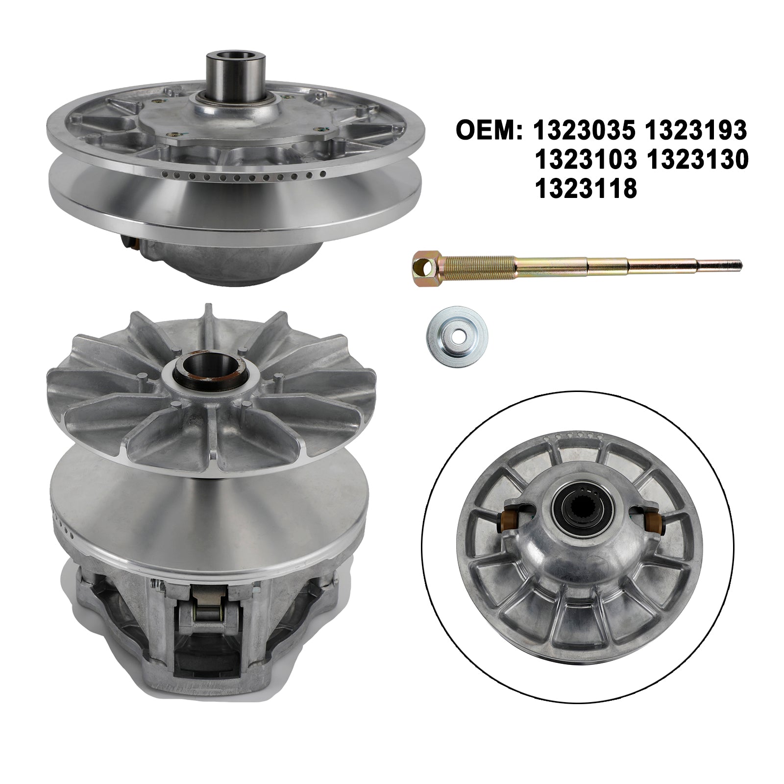 2014-2019 Ranger 900 XP Complete koppelingsvariatorpoelieset 1323035 1323193