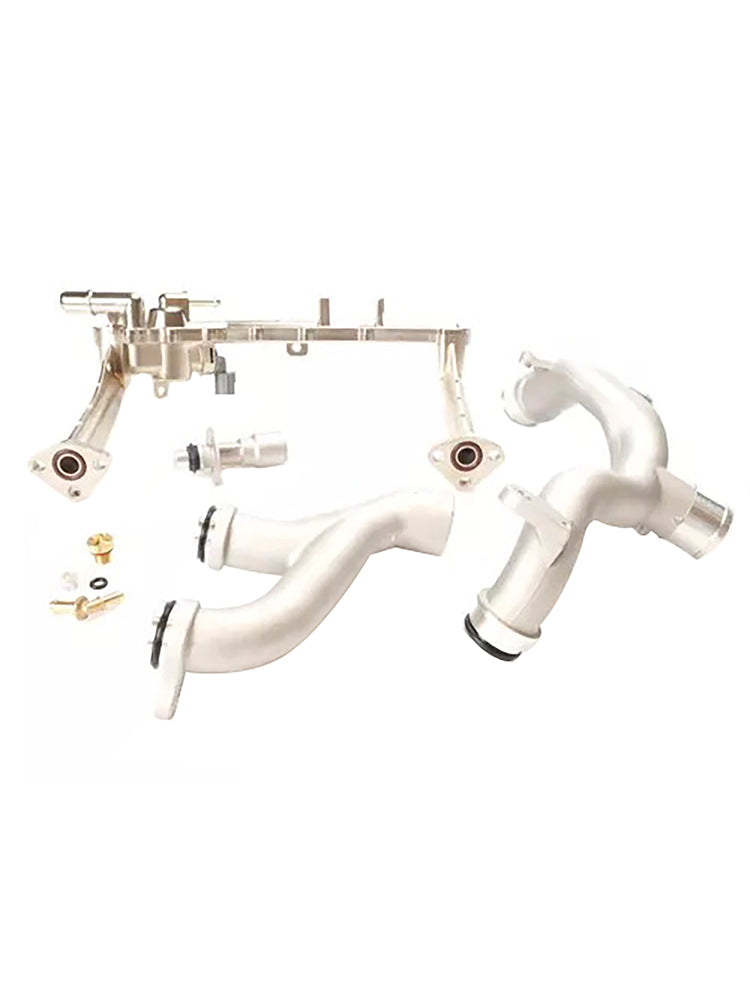 2013 - 2021 Jaguar XJ 3.0L V6 (AJ126) Upgraded Metal Coolant Water Pipe System Kit LR109401 LR041788