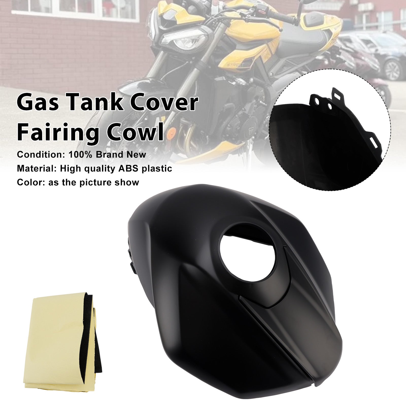 2023-2025 Street Triple 765 R/RS Gas Tank Cover Trim Fairing Cowl