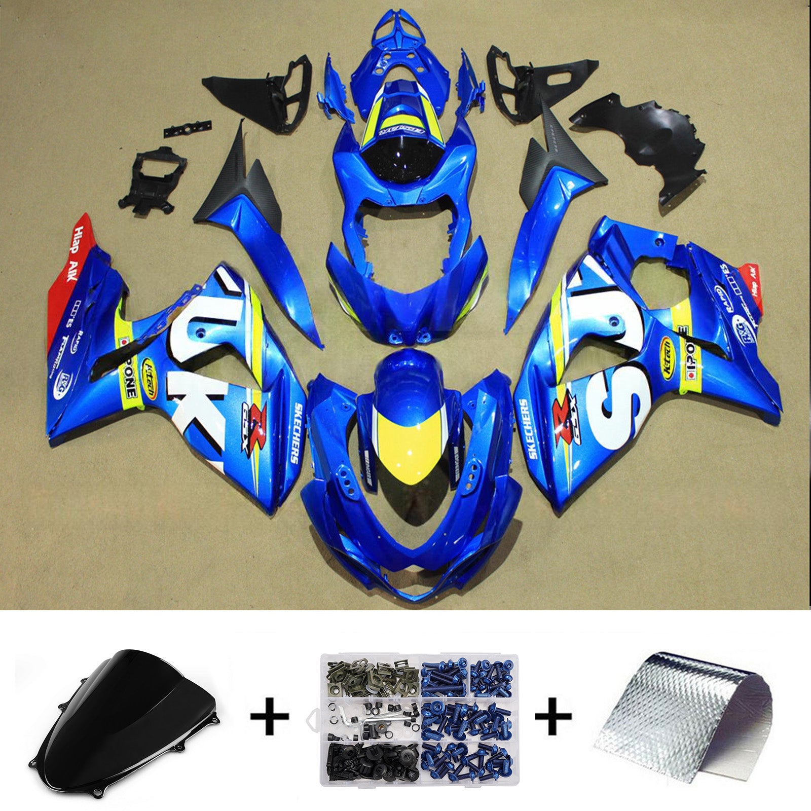Injection Fairing Kit Bodywork Plastic ABS For Suzuki GSXR1000 2009-2016 K9