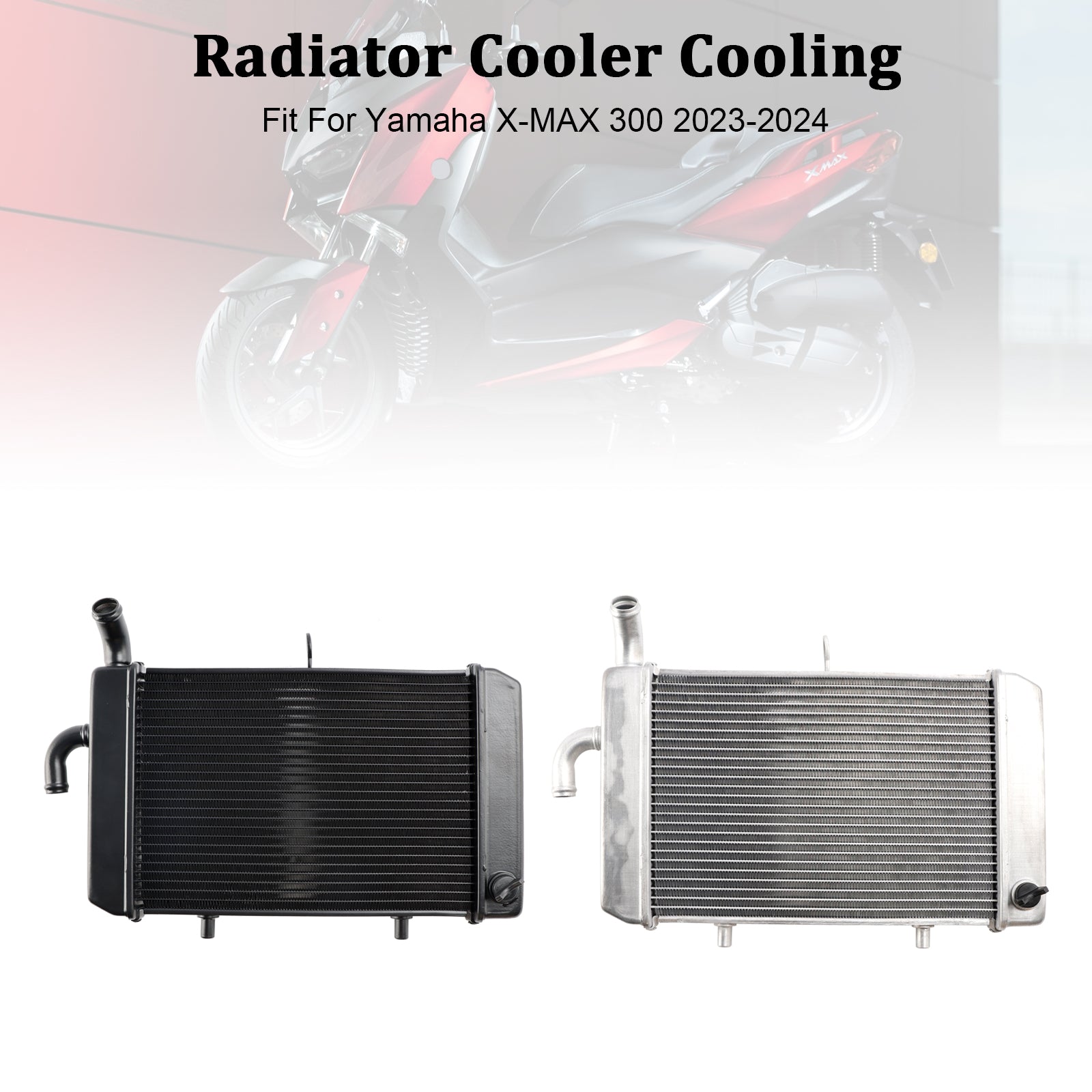 2023-2024 Yamaha X-Max 300 Xmax Radiator kjølemotor kjøler