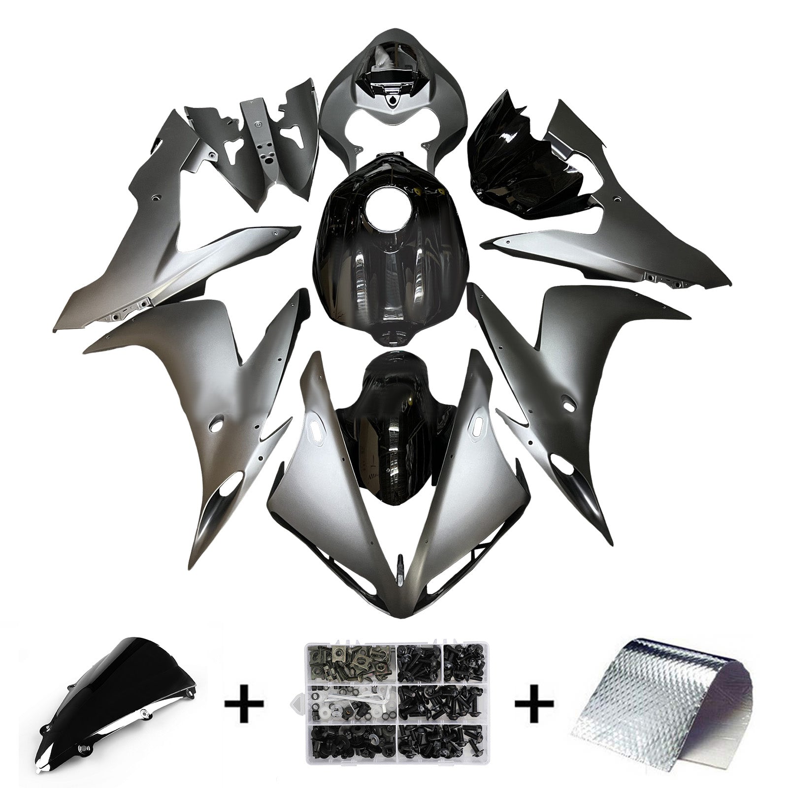 Injection Fairing Kit Bodywork Plastic ABS For Yamaha YZFR1 YZF-R1 2004-2006