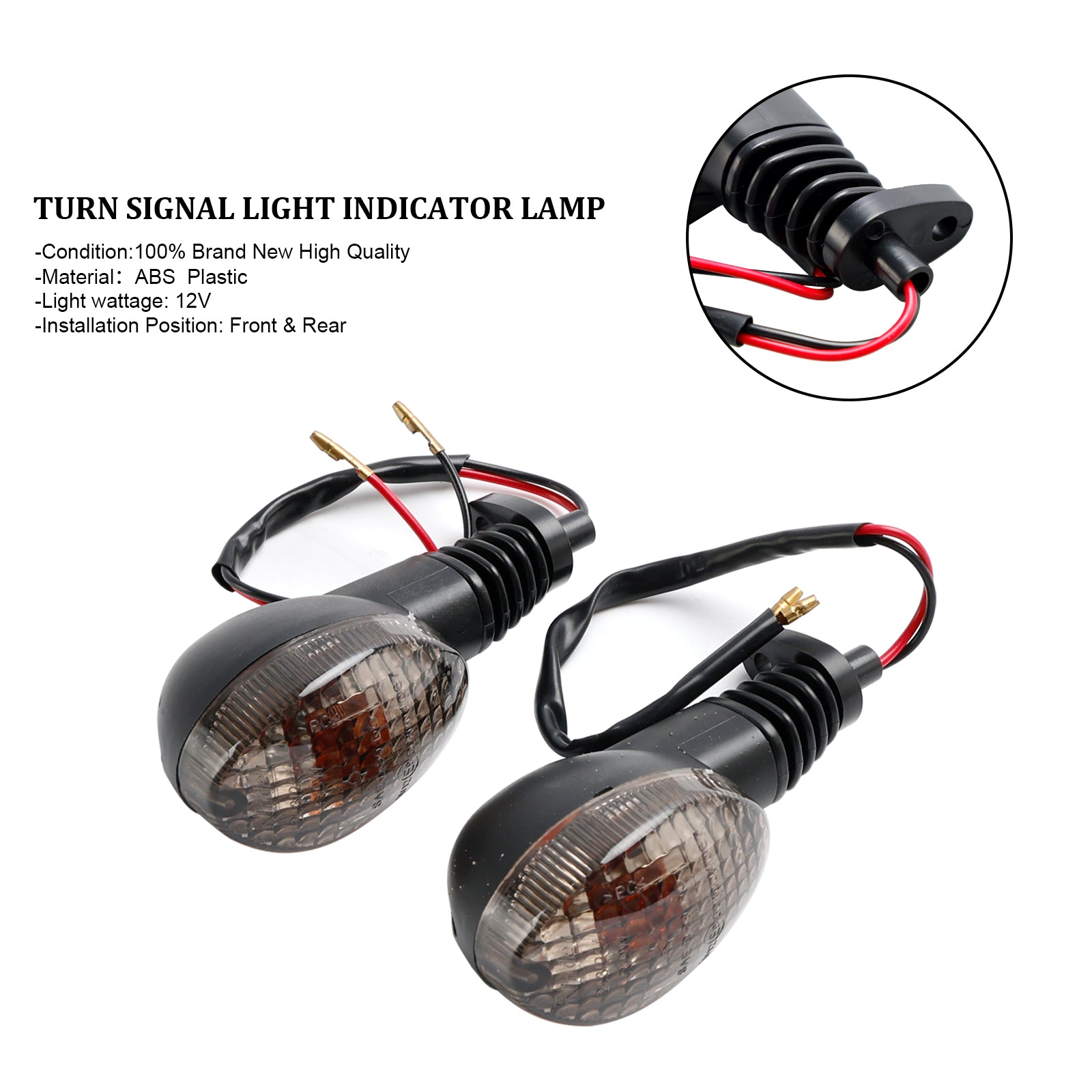 Clignotant, lampe indicateur pour KAWASAKI NINJA 250R KLX 125 150 250 300