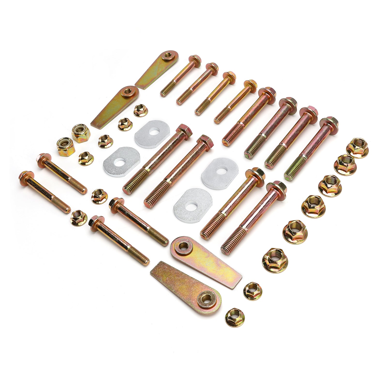 1997-2006 For Jeep Wrangler TJ Control Arm Front and Rear w/Cam Bolt Delete and Flag Nuts