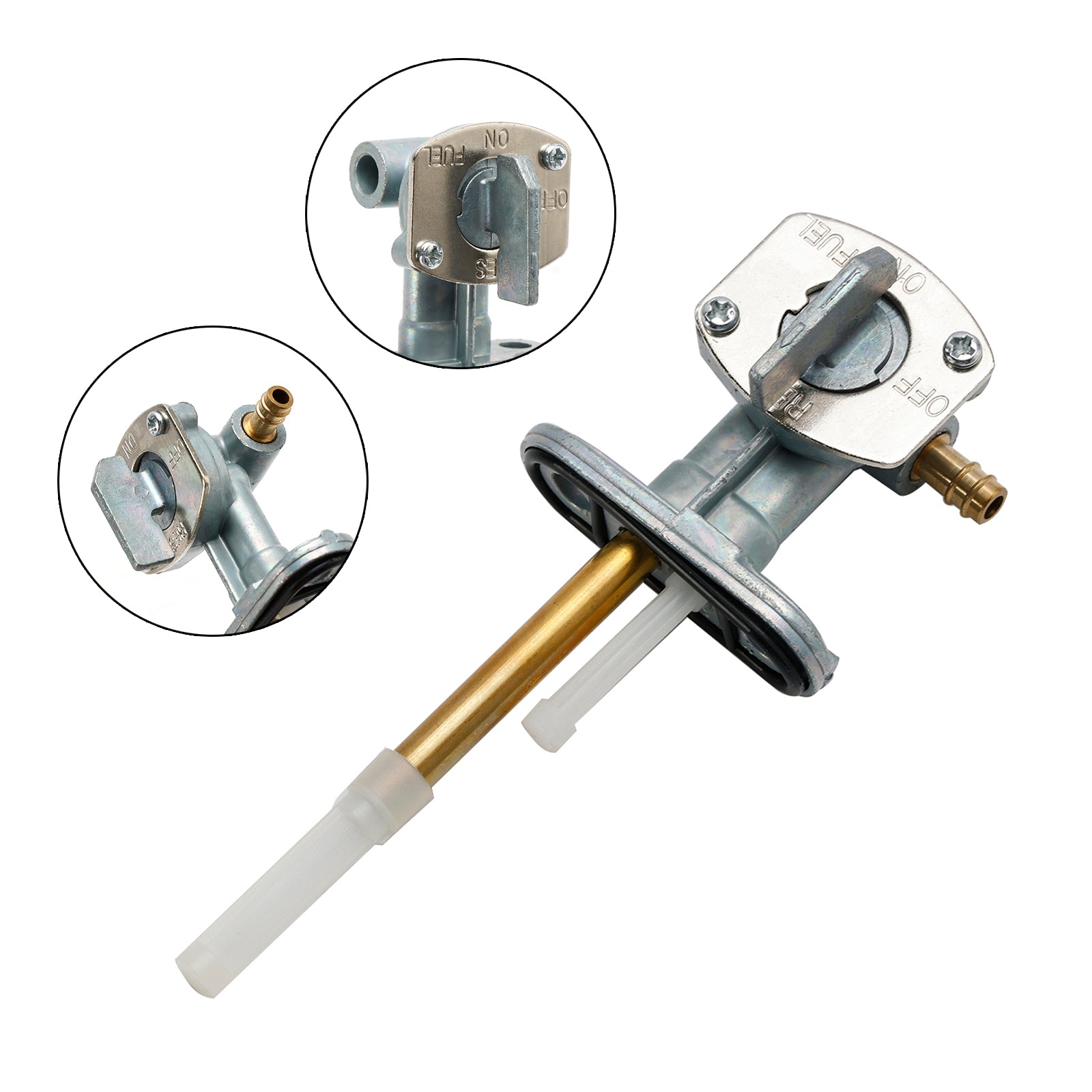 Válvula de llave de combustible para tanque de gasolina, llave de purga apta para Polaris SPORTSMAN 450 OUTLAW 500 06-07