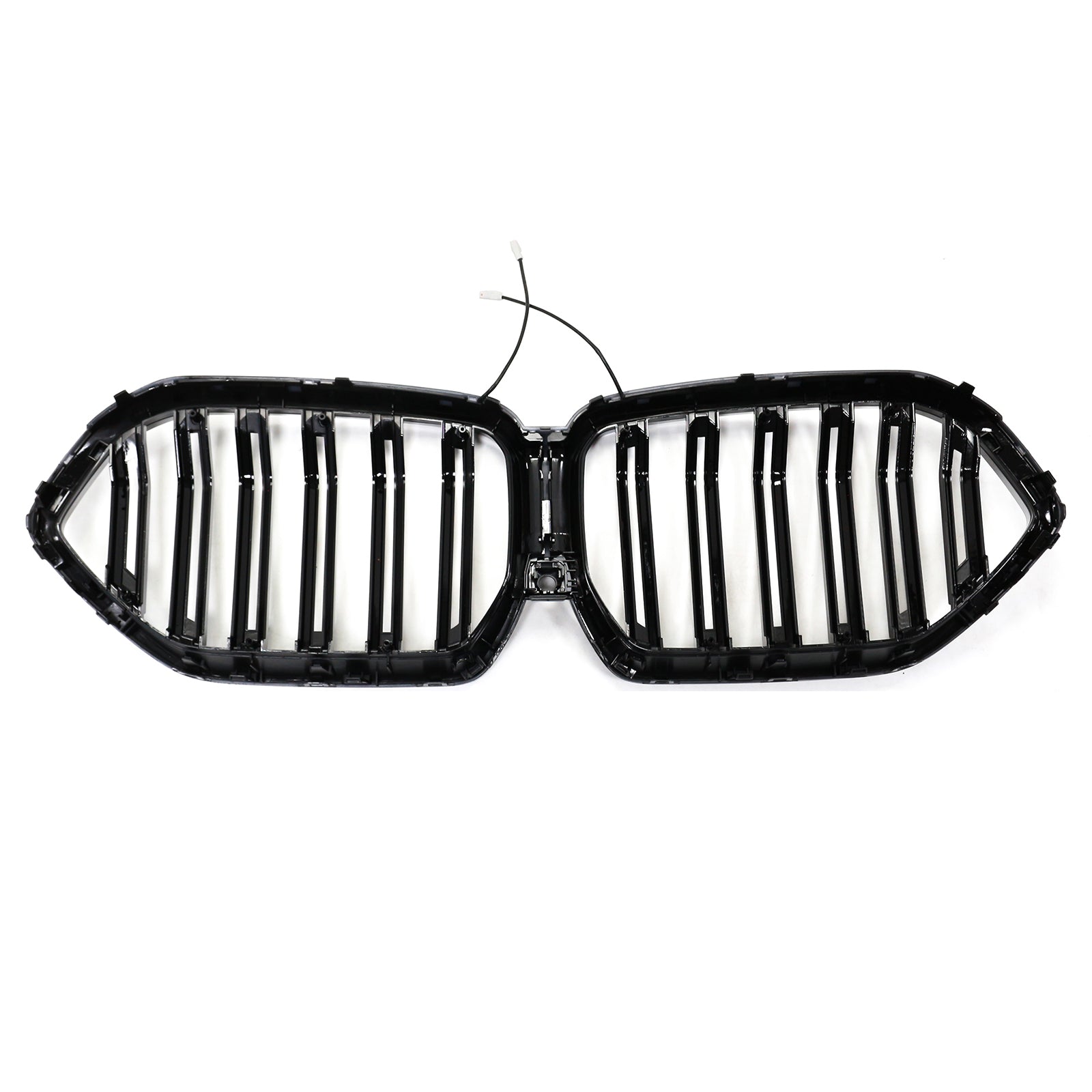 2023-2025 BMW X6 G06 M60i con rejilla de parachoques delantero de doble listón con orificio para cámara