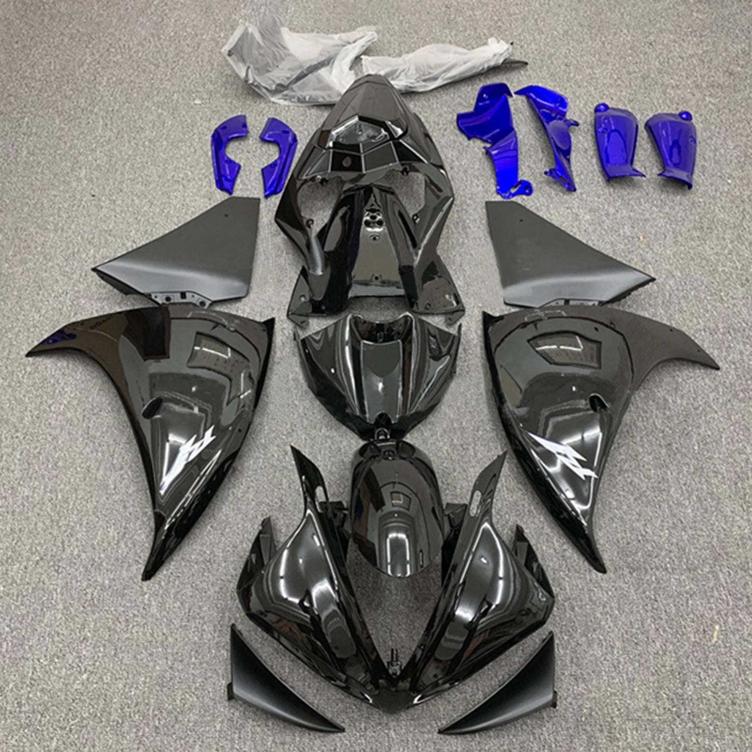 2012-2014 YAMAHA YZF-R1 injektionsmässa kit karosseriplast ABS