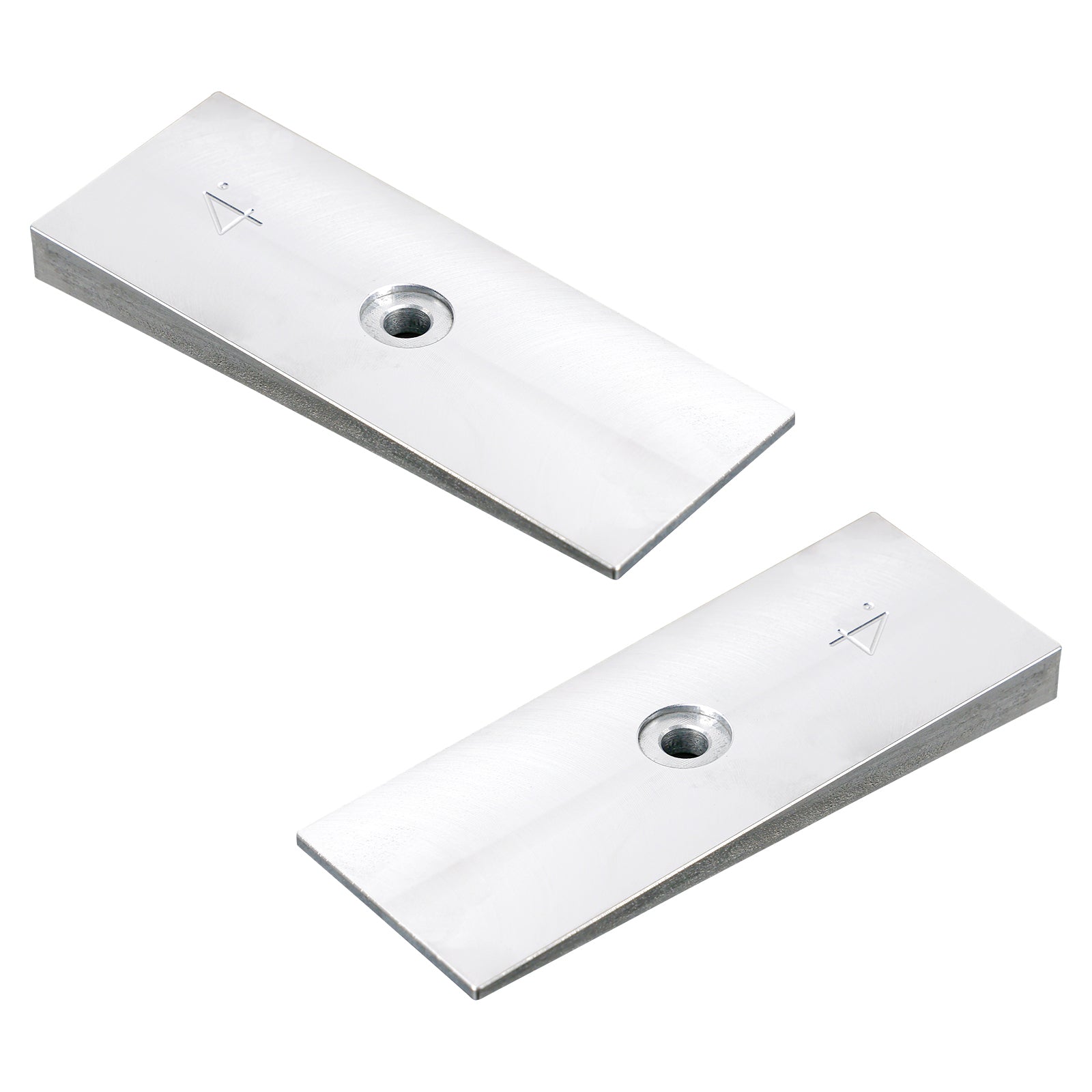 2PCS 2" Wide 4°Degree Steel Leaf Spring Degree Shims