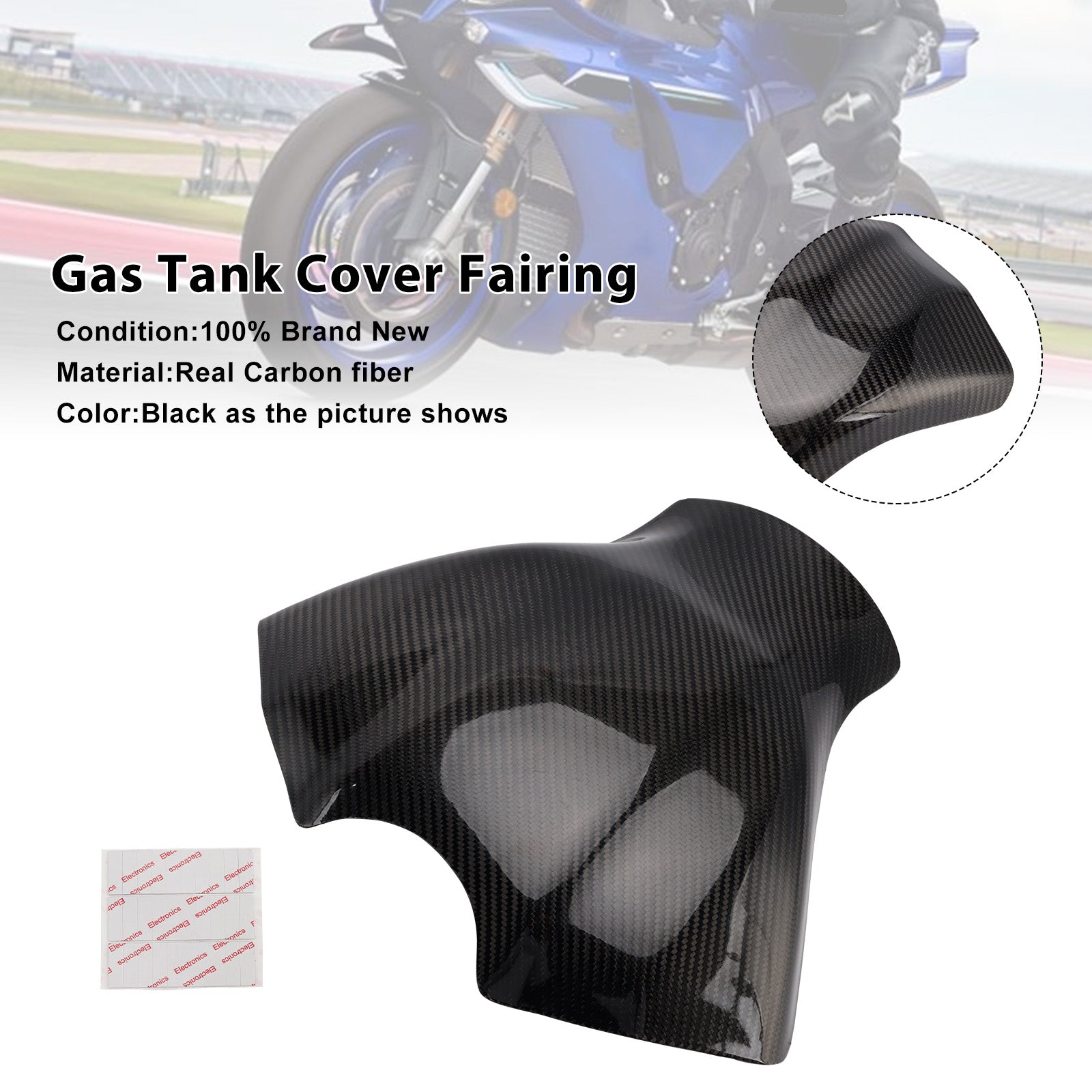 2015-2025 Yamaha YZF-R1 R1M R1S Real Carbon Fiber Tank Cover Fairing