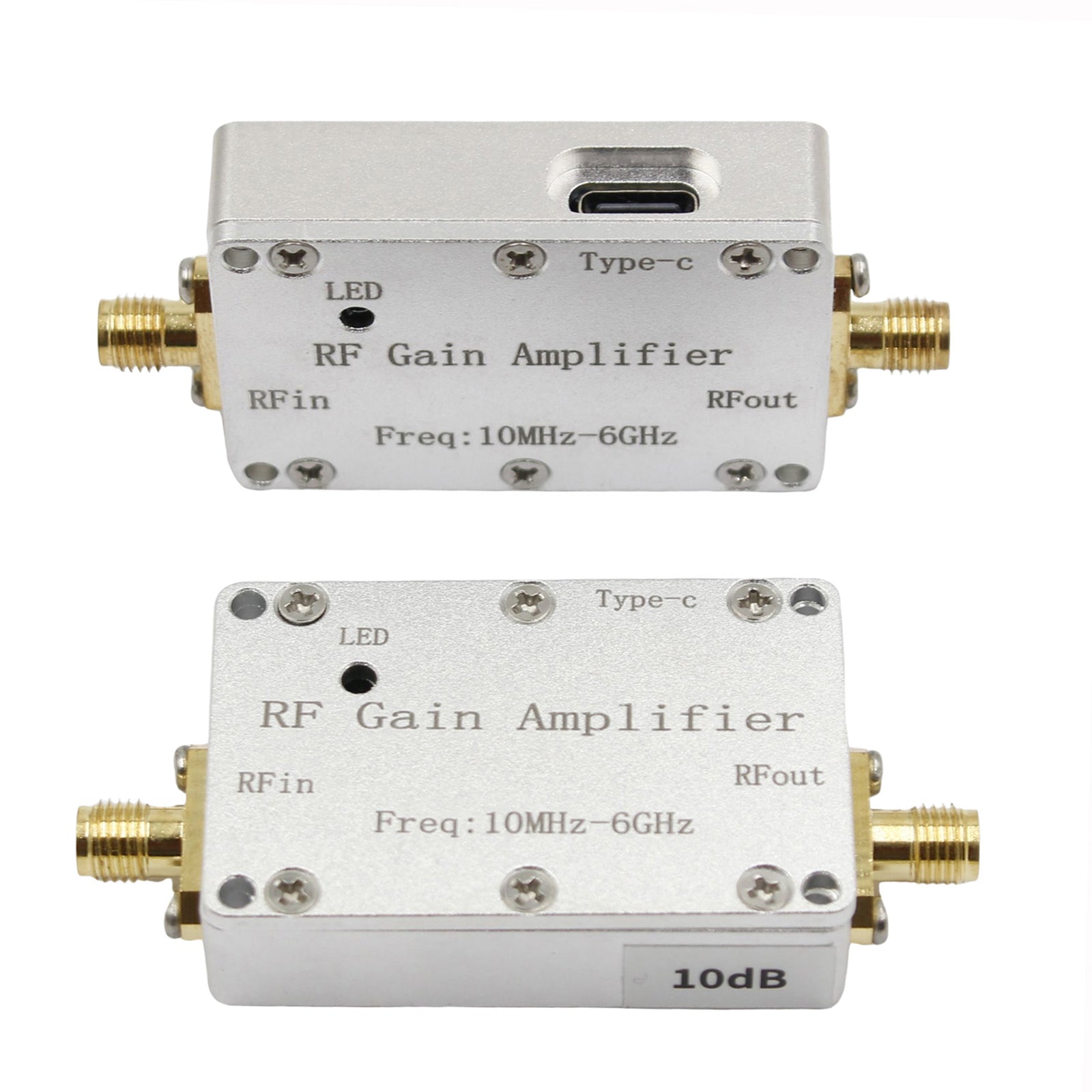 Amplificateur RF 10m-6GHz 10 dB 20db 30 dB 40 dB High gain Driver Receiving Amplificateur